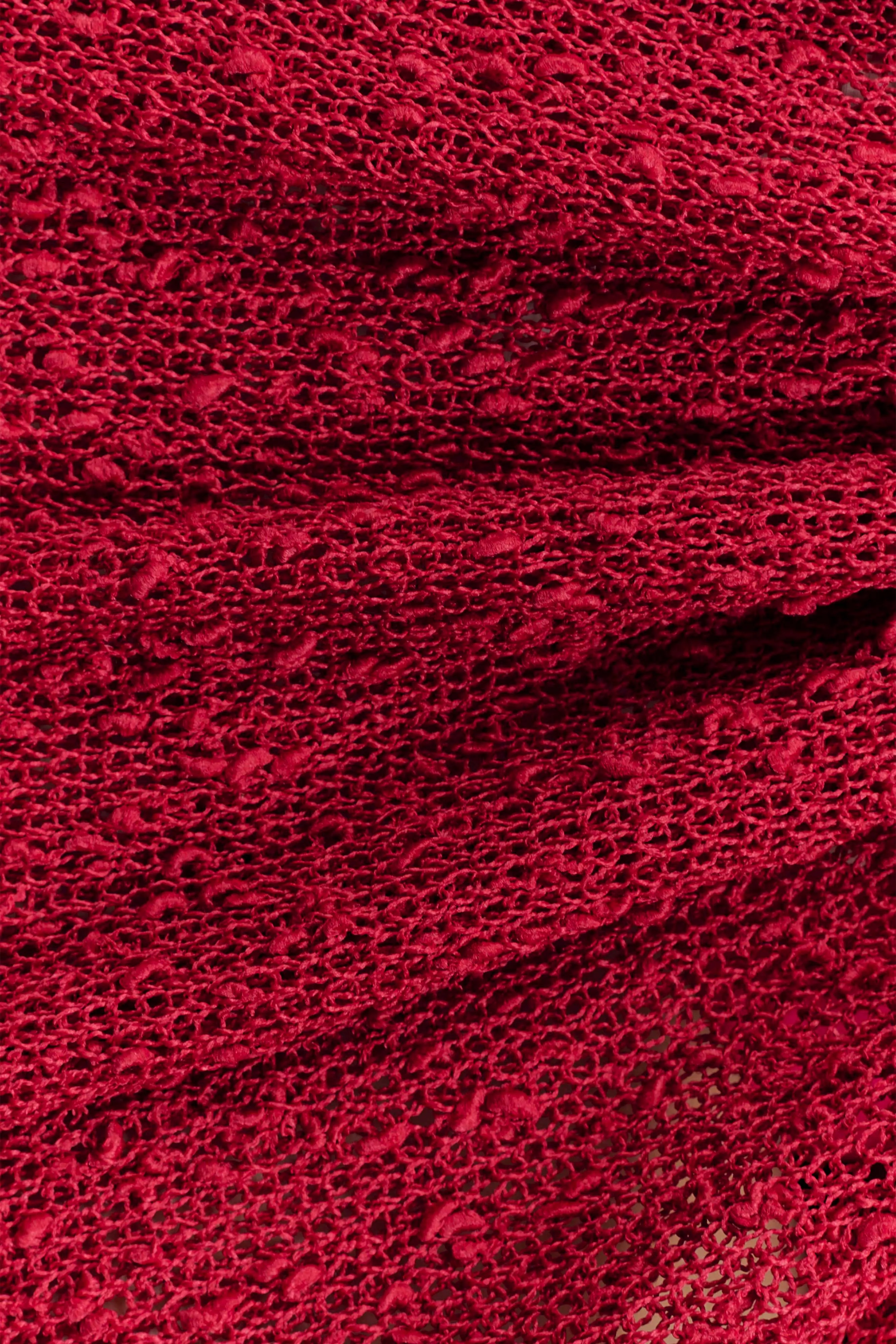 Sammy Boucle Knit Cover Up - Dragonfruit sold by Meshki product image thumbnail 4