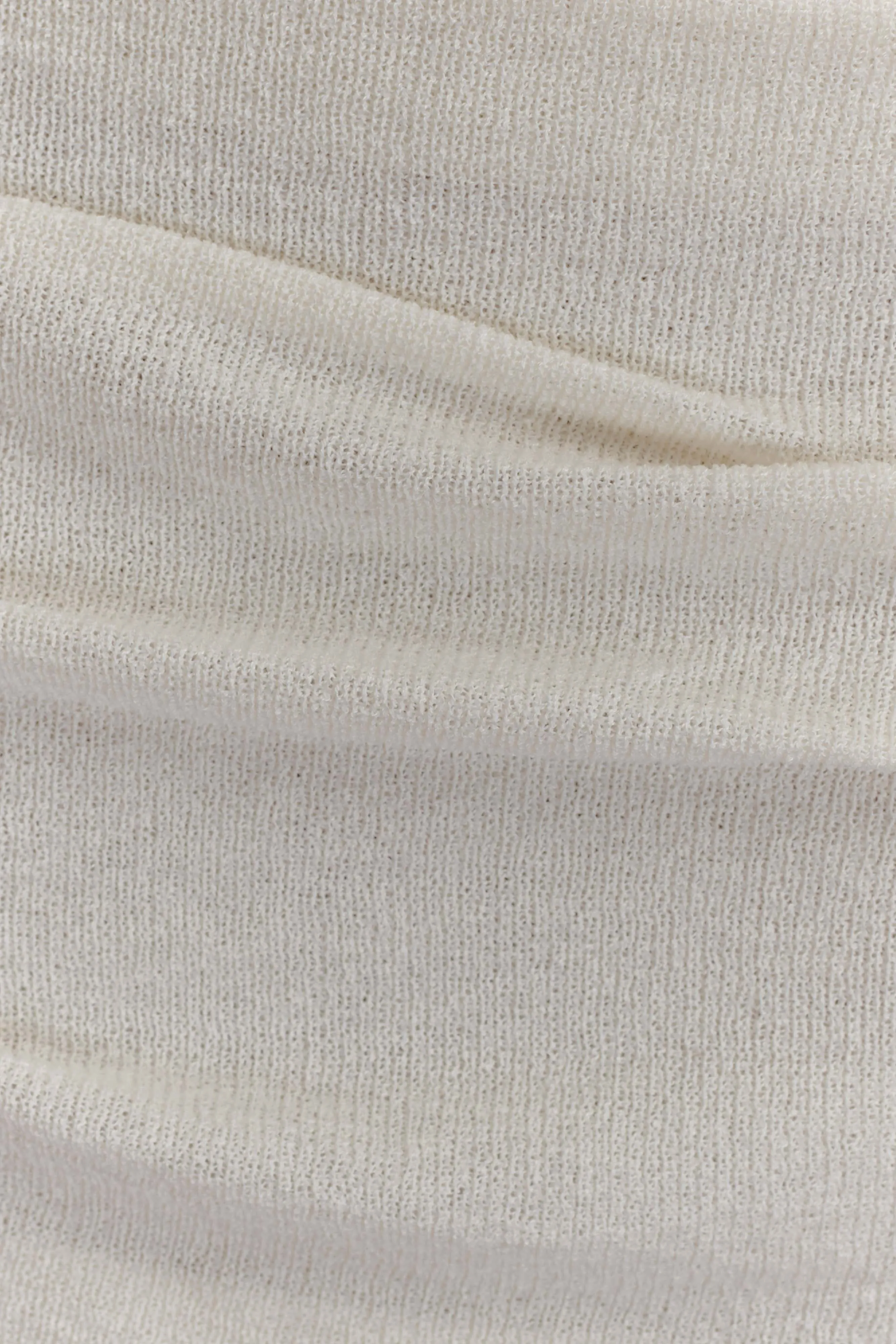 Elora Strapless Knit Maxi Dress - Ivory sold by Meshki product image thumbnail 5