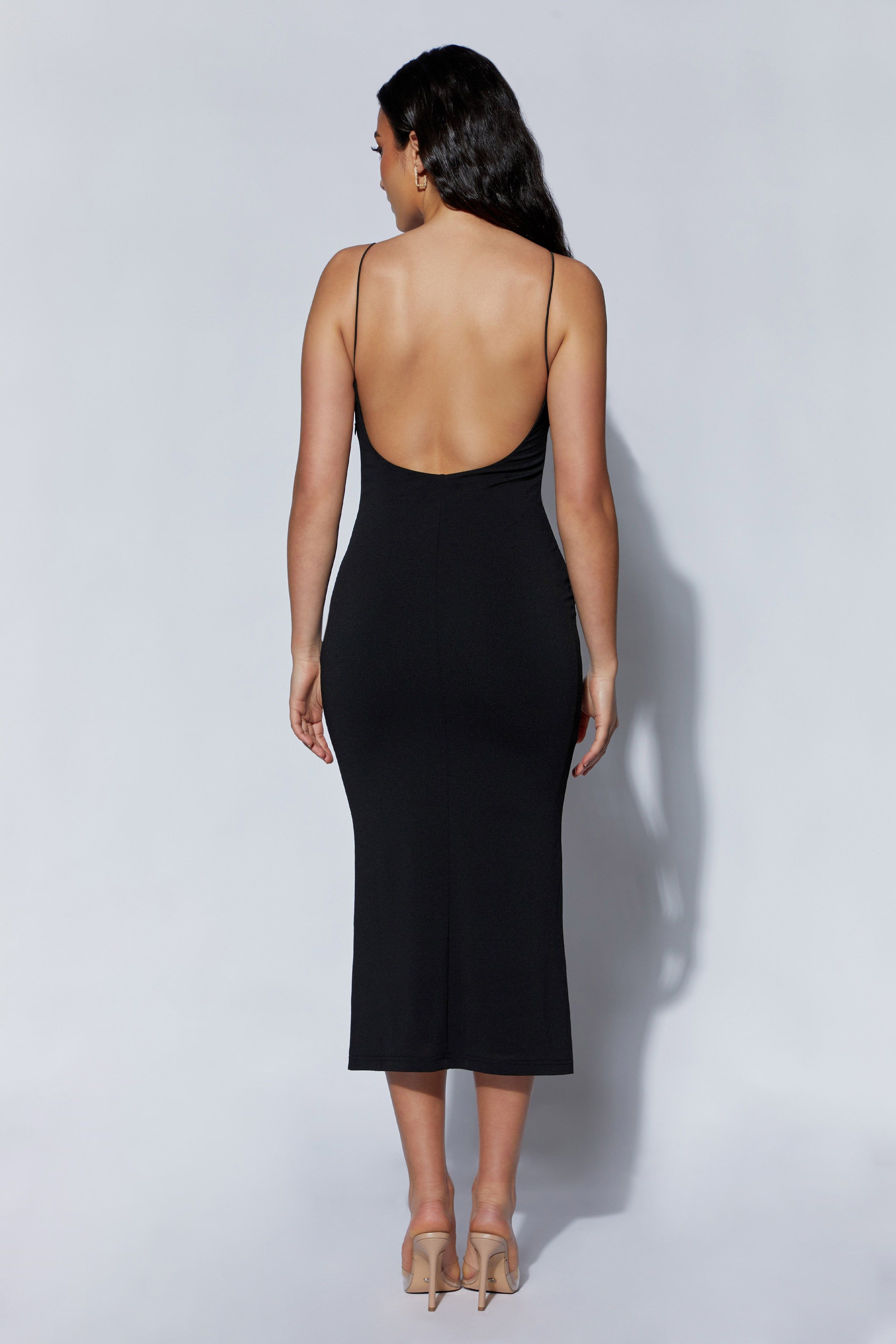 Ariya Hardware Midi Dress - Black sold by Meshki product image thumbnail 5