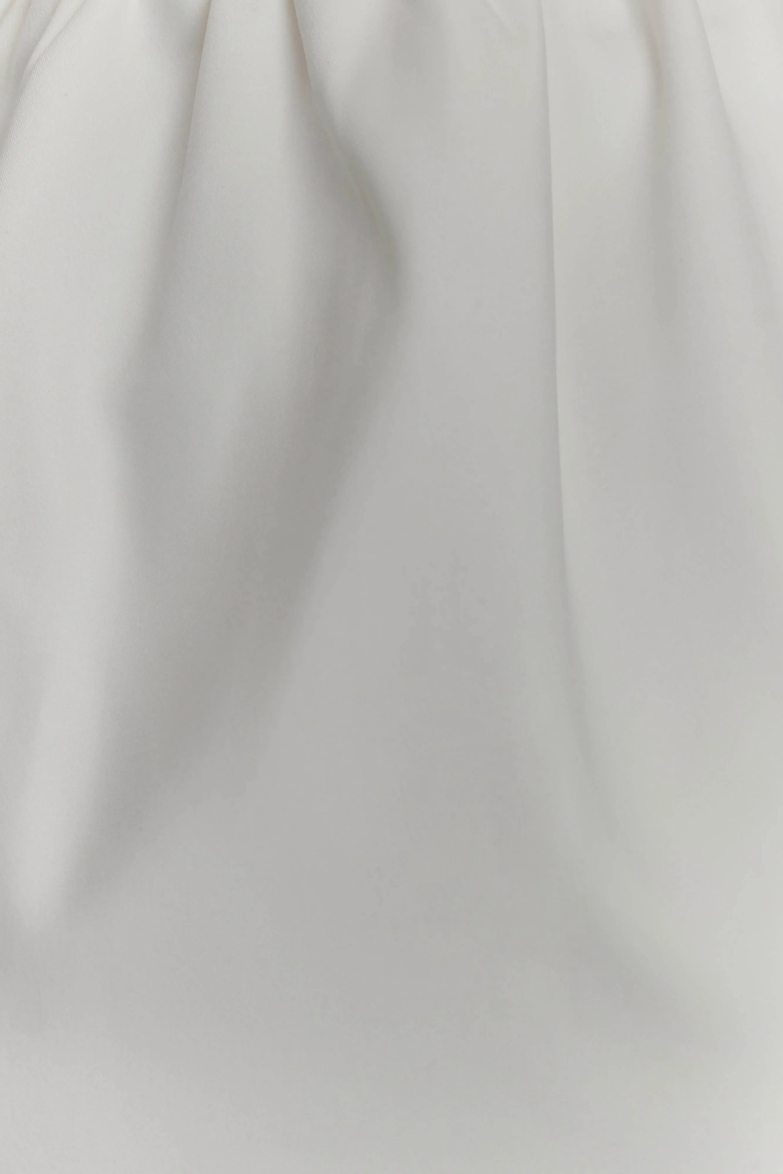 Ariana Pleated Neck Mini Dress - Ivory sold by Meshki product image thumbnail 5