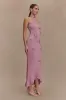 Celestino Floral Metallic Knit Maxi Dress - Pink sold by Meshki