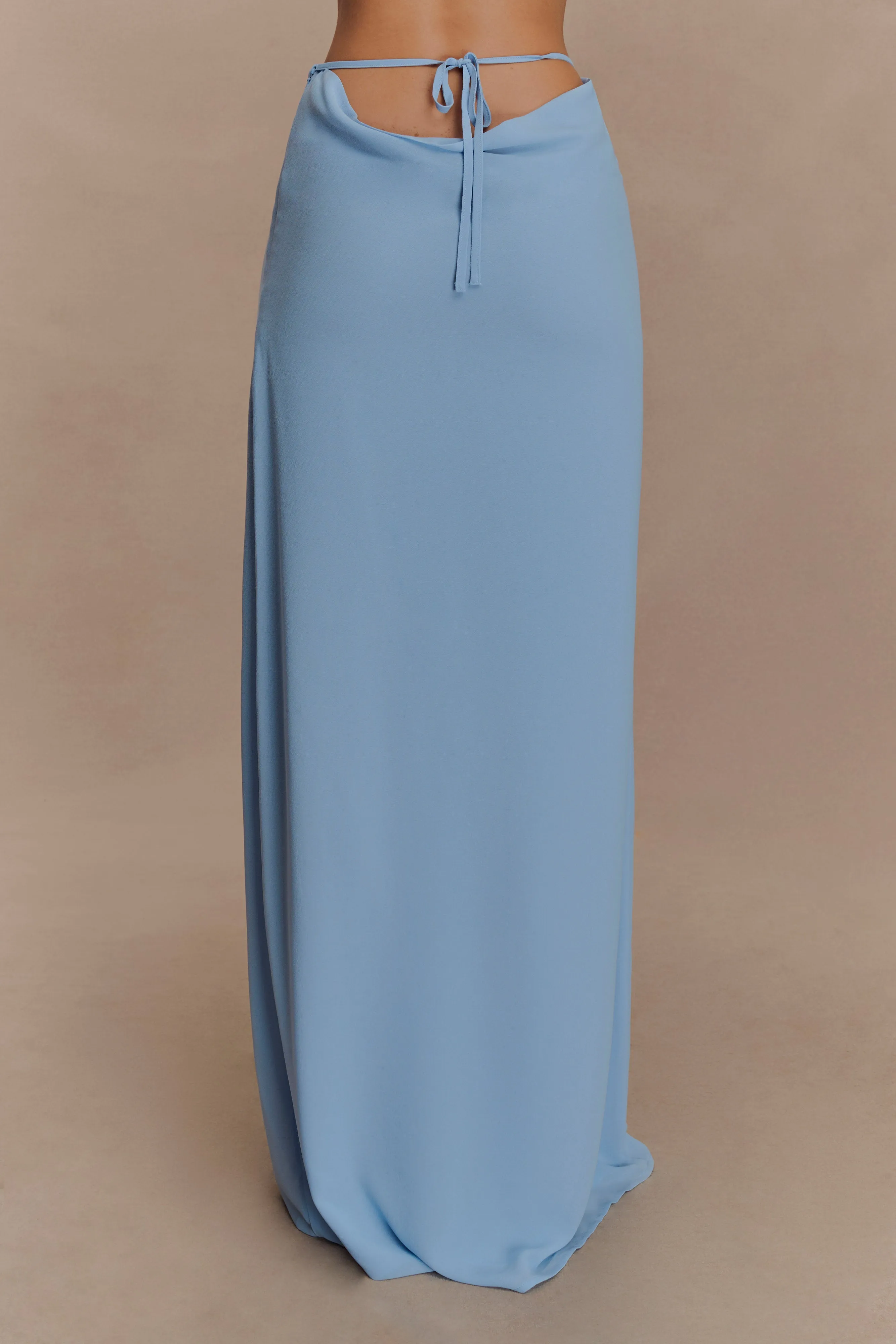 Katalina Chiffon Maxi Skirt - Sky Blue sold by Meshki product image thumbnail 2