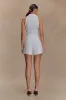 Scout Sleeveless Linen Shirt - White sold by Meshki