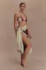 Evie Cotton Sarong - Chocolate Deco Fleur Print sold by Meshki