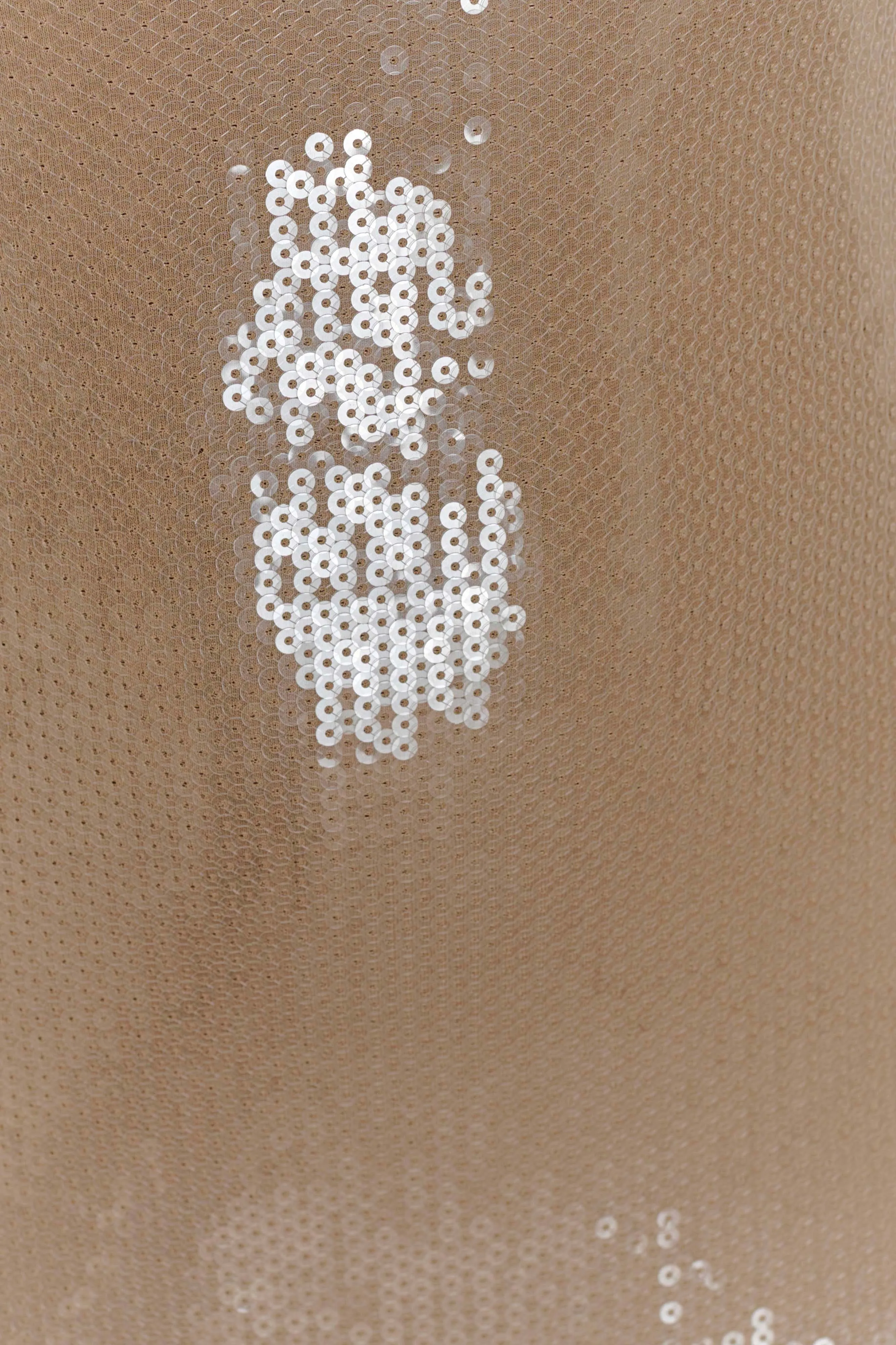 Winston Strapless Sequin Maxi Dress - Taupe sold by Meshki product image thumbnail 5