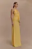 Katalina Chiffon Maxi Skirt - Butterscotch sold by Meshki