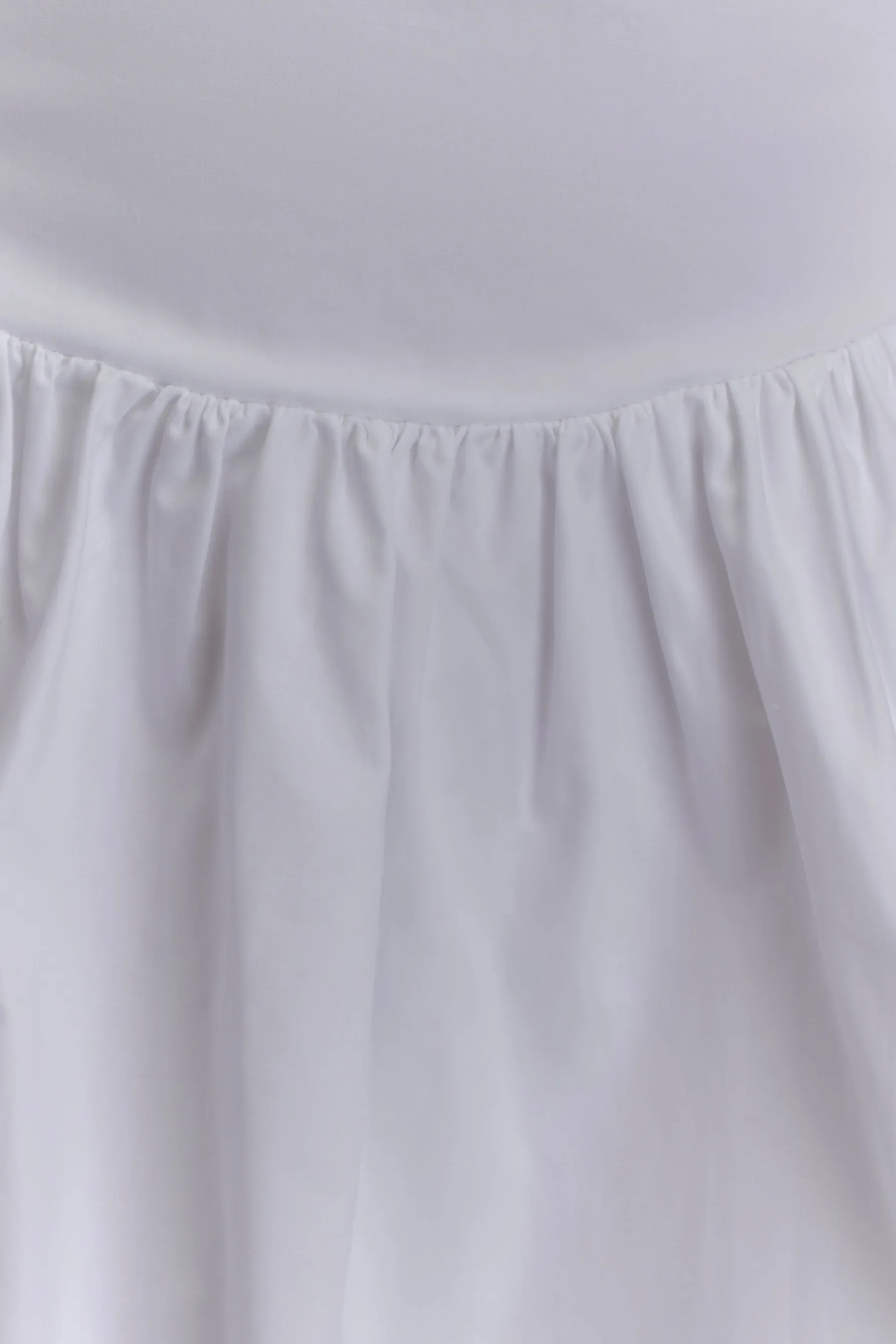 Janis Cotton Frill Mini Dress - White sold by Meshki product image thumbnail 5