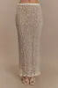 Cordelia Knit Maxi Skirt - Ivory sold by Meshki