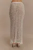 Cordelia Knit Maxi Skirt - Ivory sold by Meshki