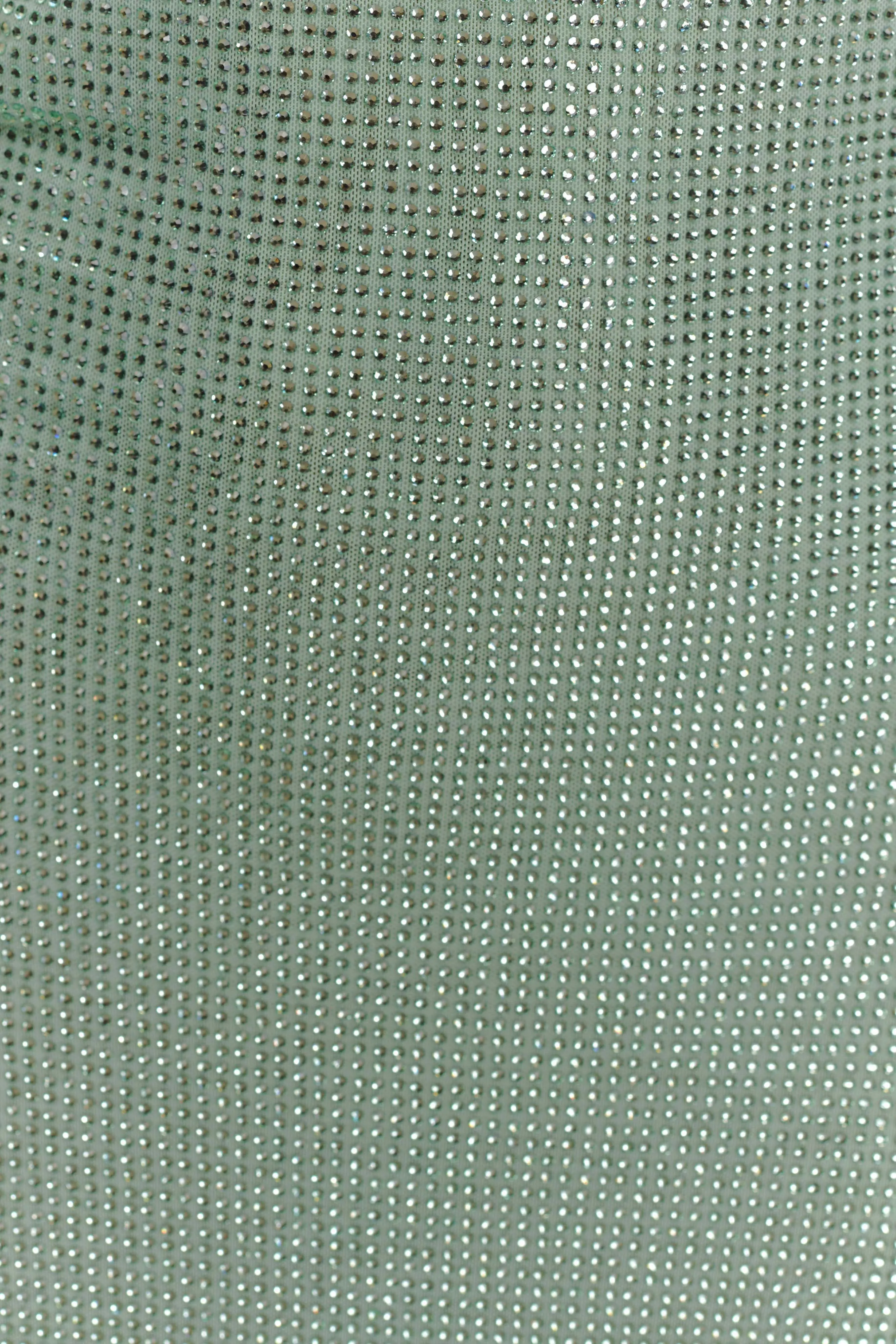 Genie Diamante Halter Midi Dress - Mint sold by Meshki product image thumbnail 5