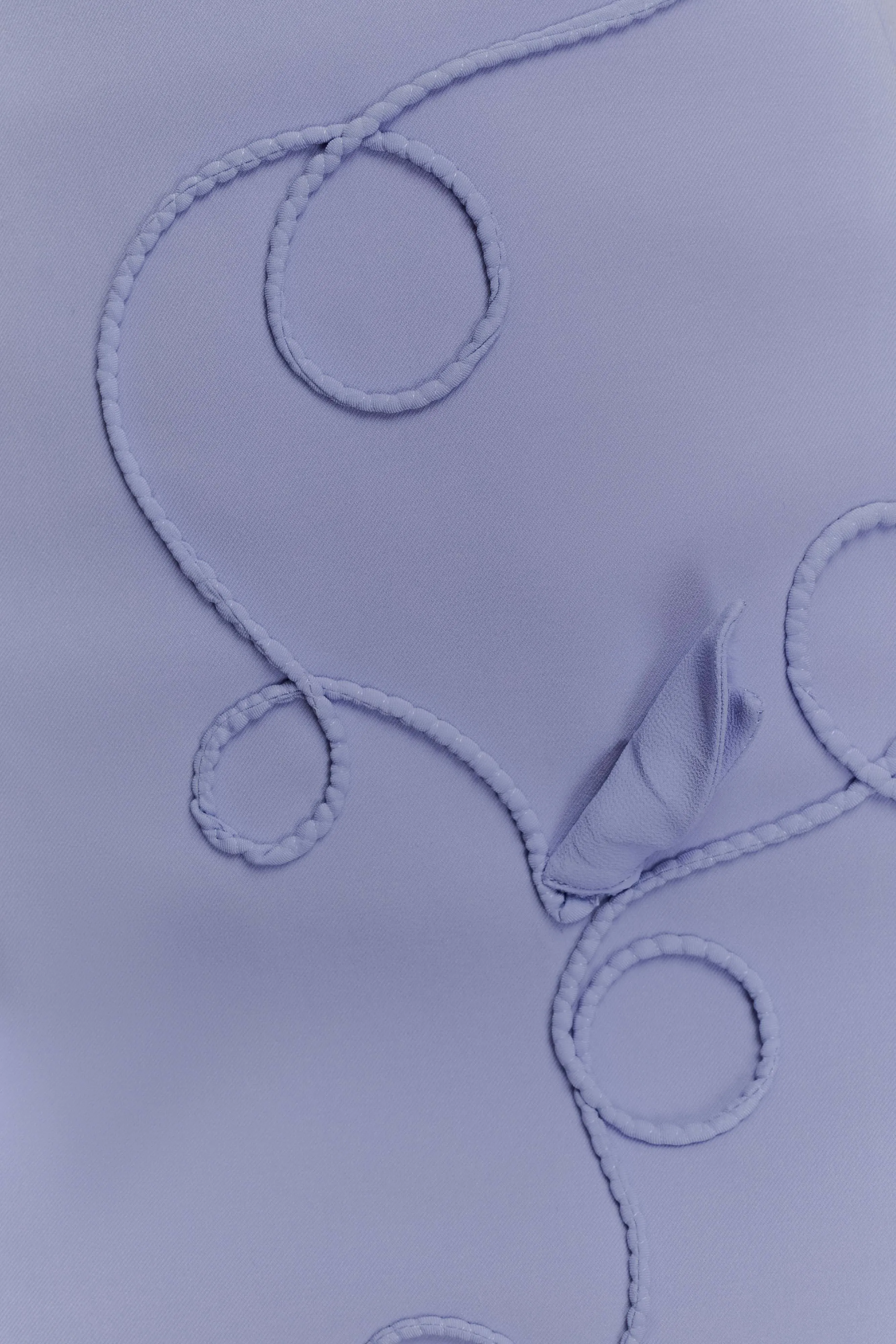 Skyler Suiting Embroidered Mini Dress - Lilac sold by Meshki product image thumbnail 5