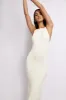 Kelly Cross Back Square Neck Dress - White sold by Meshki