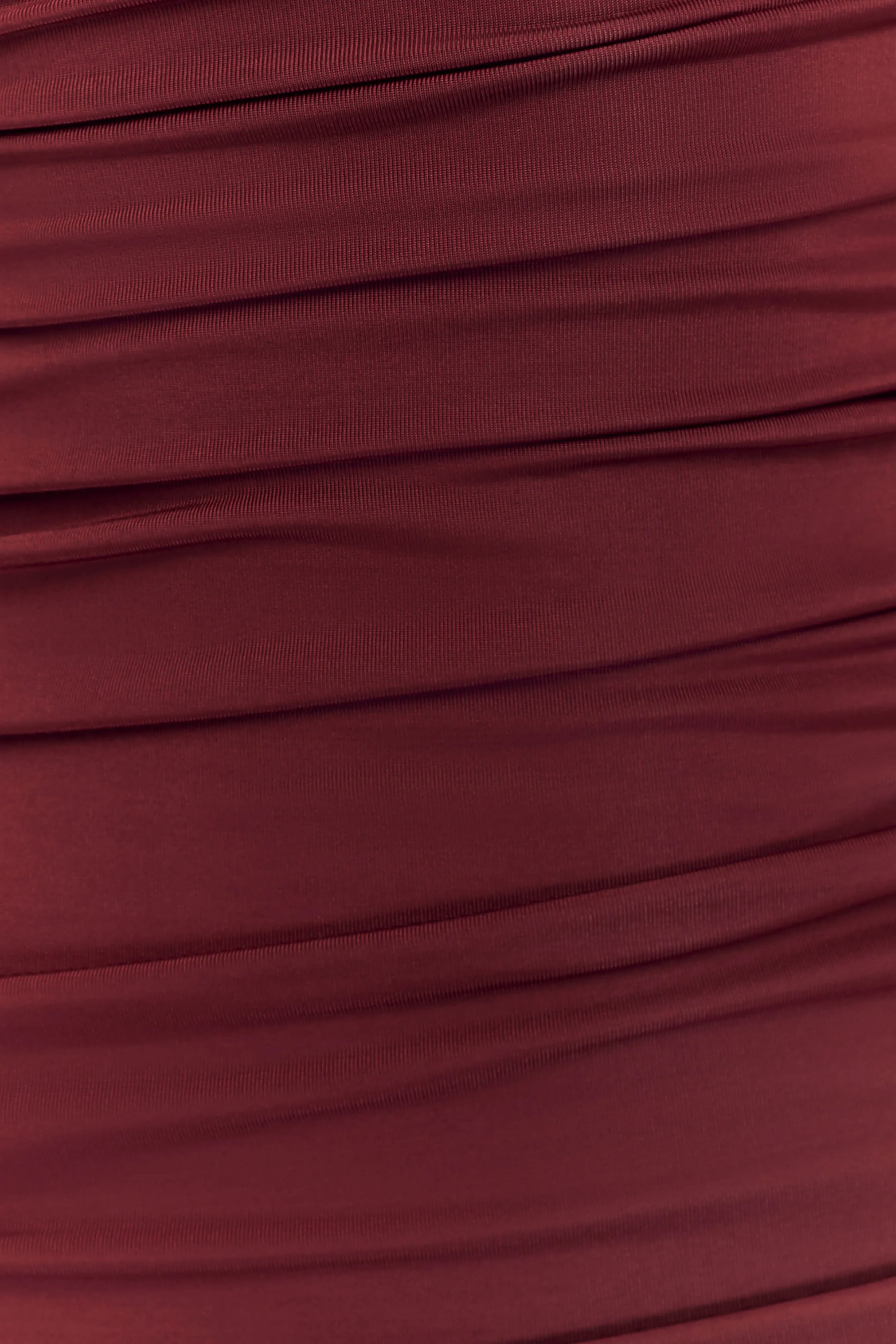 Hayden Long Sleeve Plunge Maxi Dress - Wine sold by Meshki product image thumbnail 5