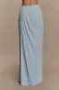 Calandra Slinky Maxi Skirt - Pale Blue sold by Meshki