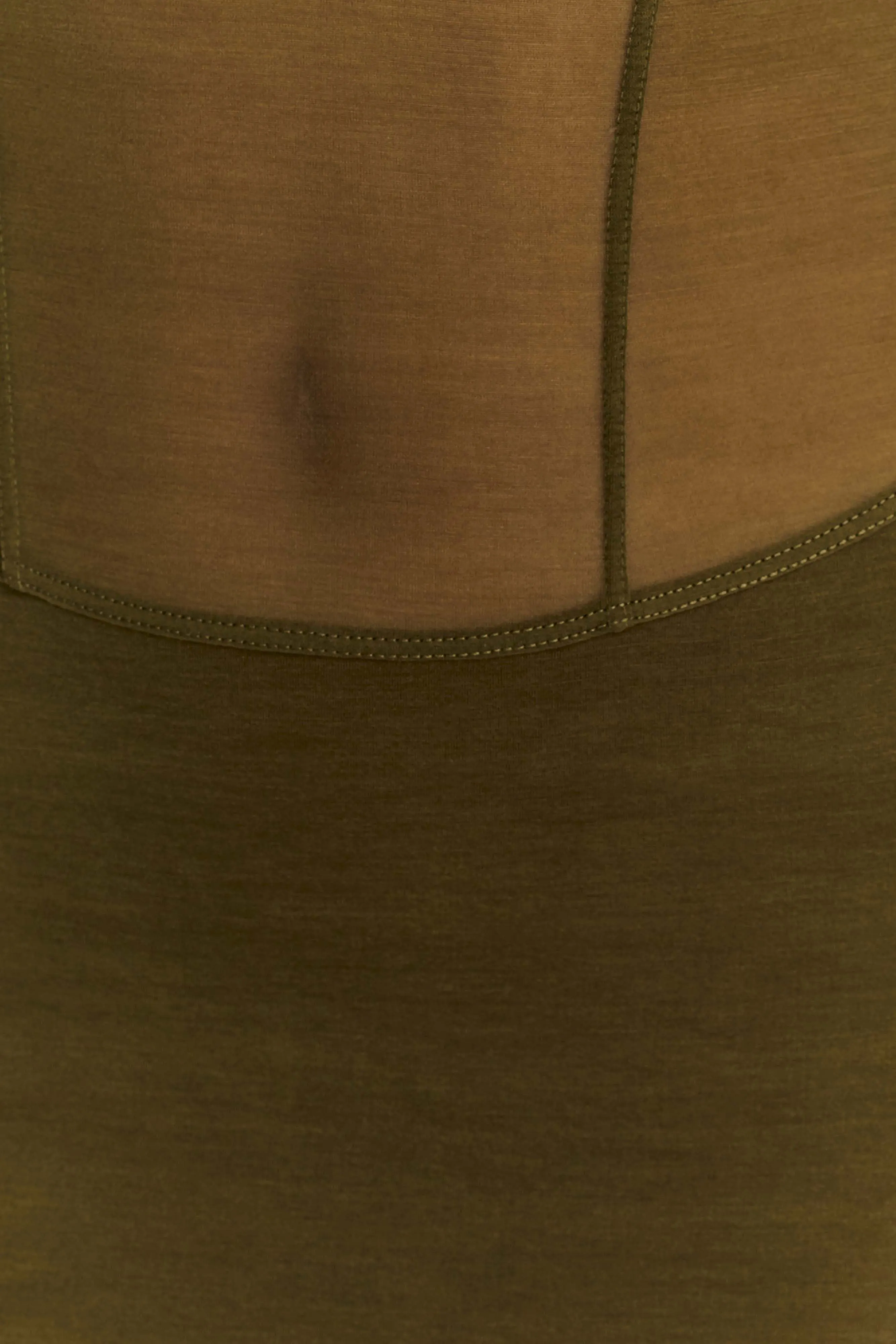 Maryk Mesh Mini Dress - Khaki sold by Meshki product image thumbnail 5