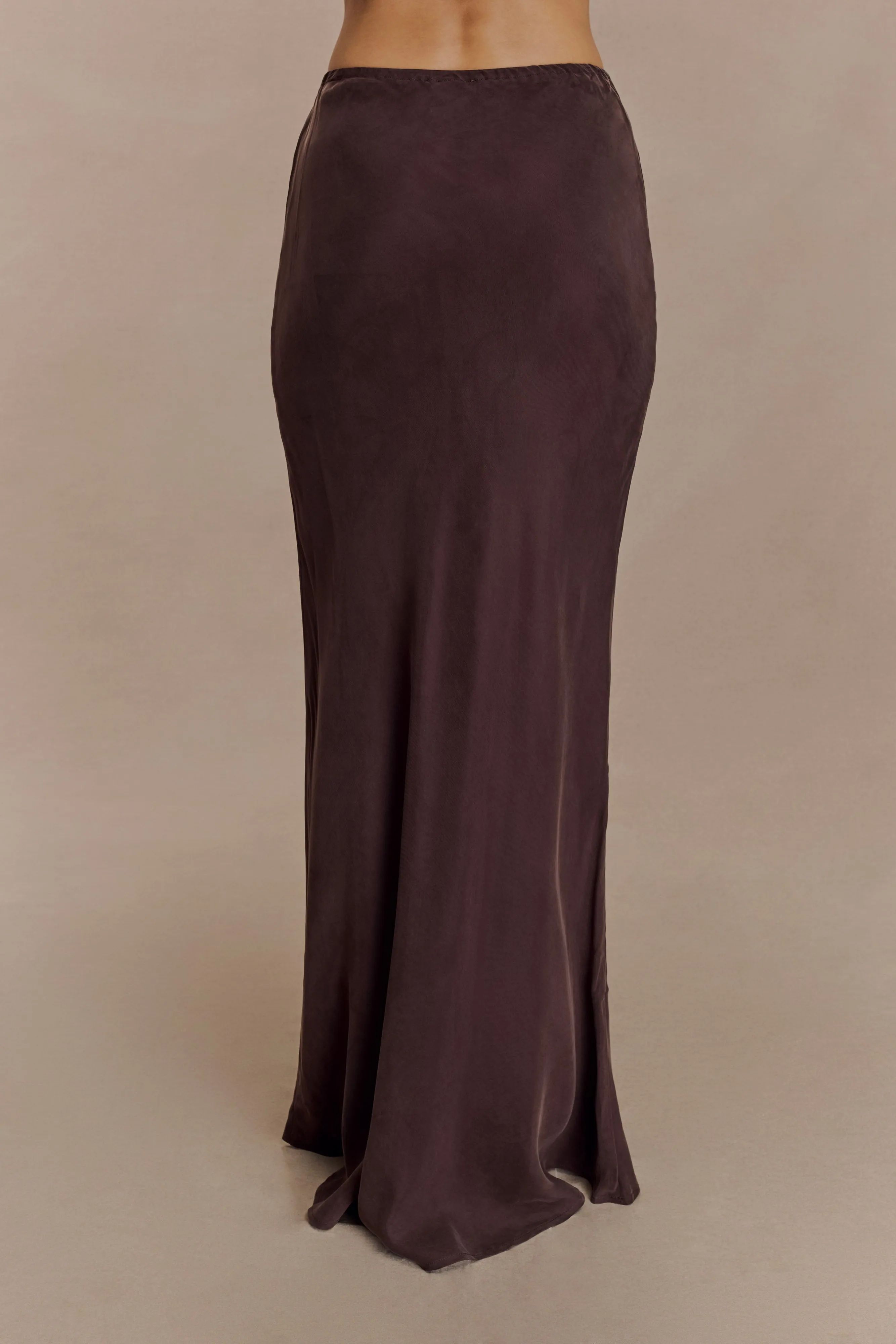 Violeta Maxi Skirt - Dark Chocolate sold by Meshki product image thumbnail 5