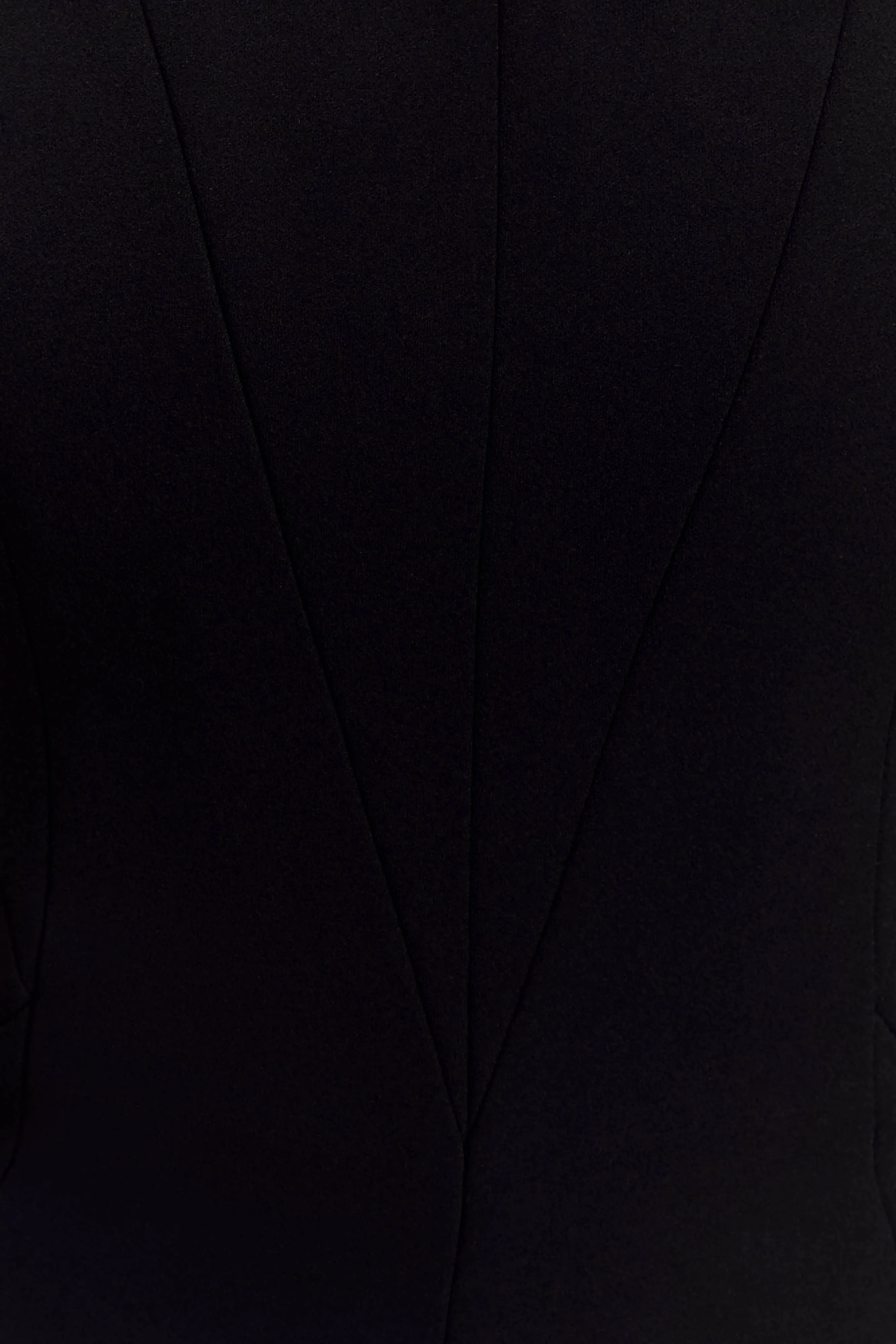 Kalila Strapless Crepe Maxi Dress - Black sold by Meshki product image thumbnail 5