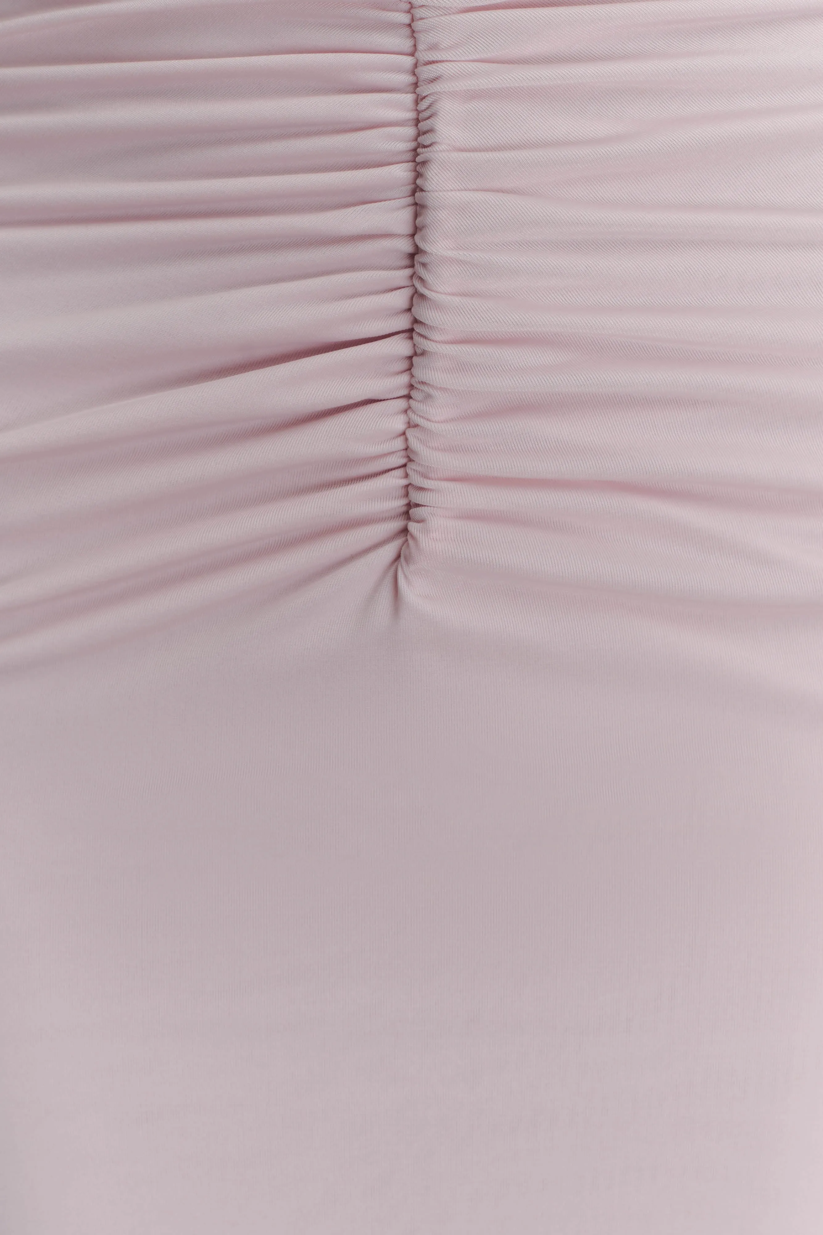 Rafaella Slinky And Mesh Maxi Dress - Pale Pink sold by Meshki product image thumbnail 4