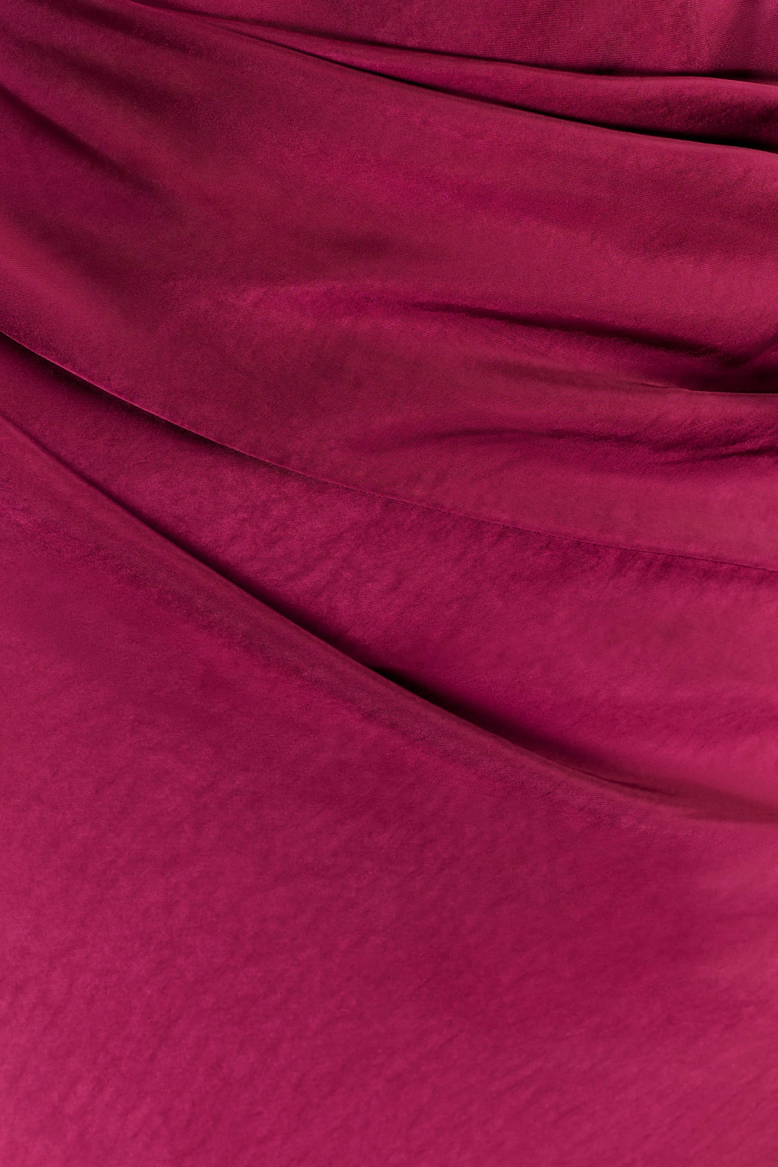 Iris Long Sleeve Satin Maxi Dress - Mahogany sold by Meshki product image thumbnail 5