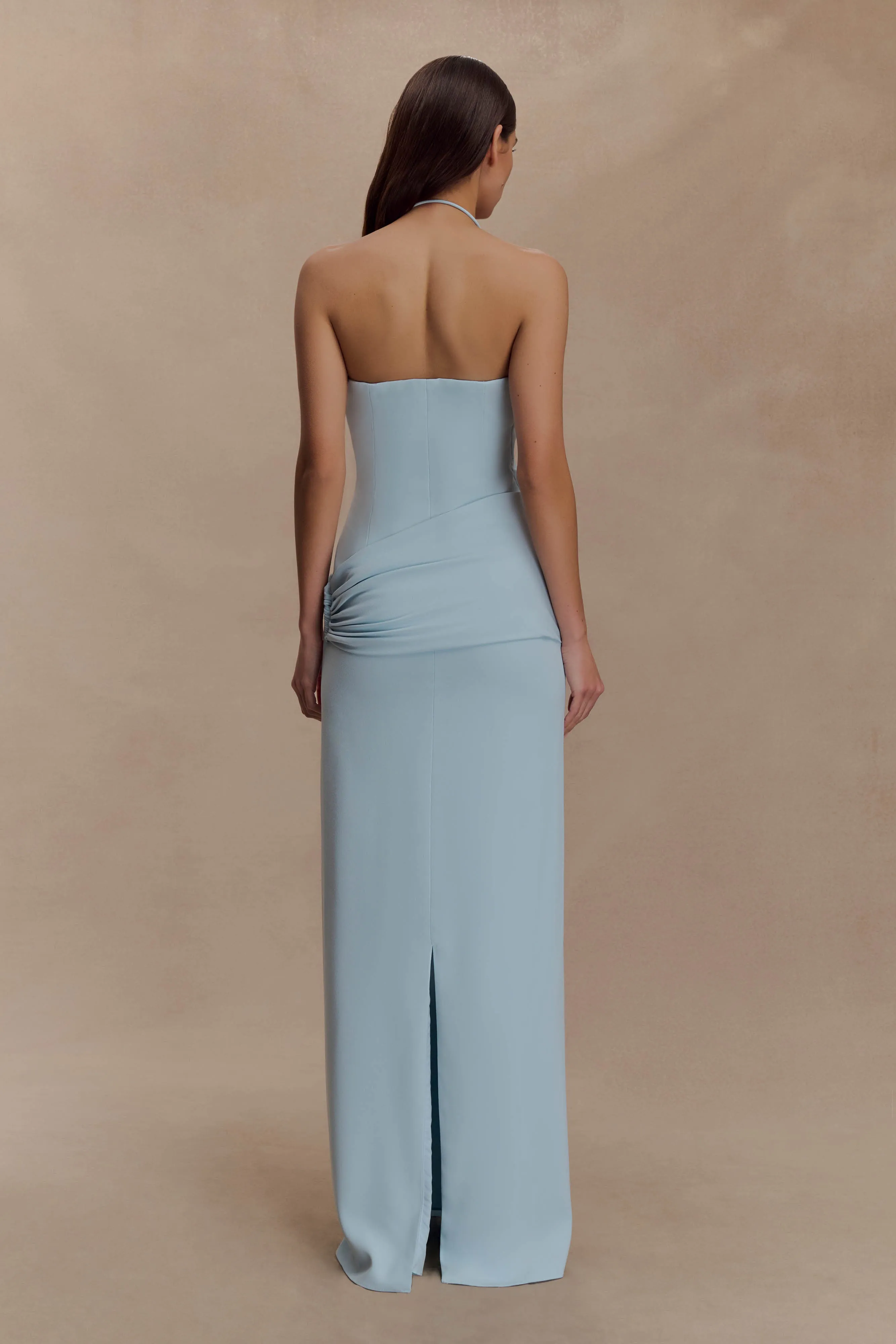 Lalia Teardrop Maxi Dress - Powder Blue sold by Meshki product image thumbnail 4