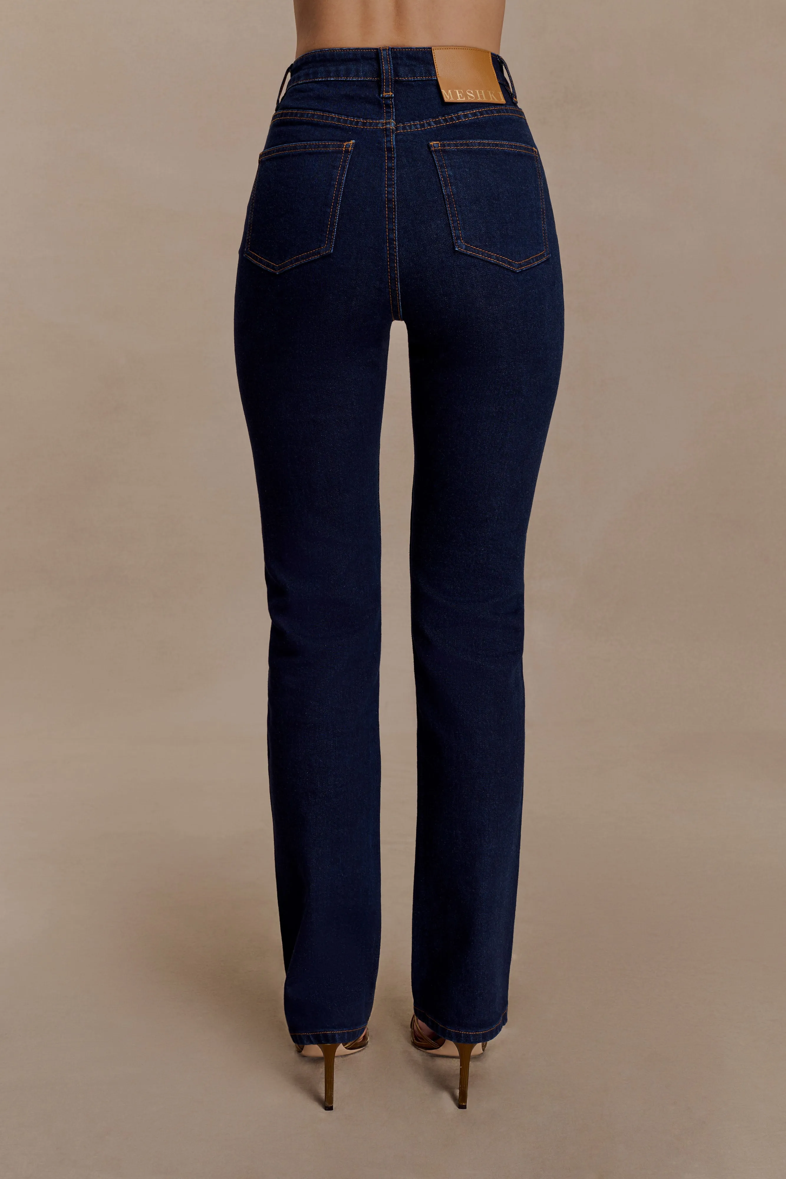 Janessa Skinny Denim Jeans- Indigo Blue sold by Meshki product image thumbnail 4