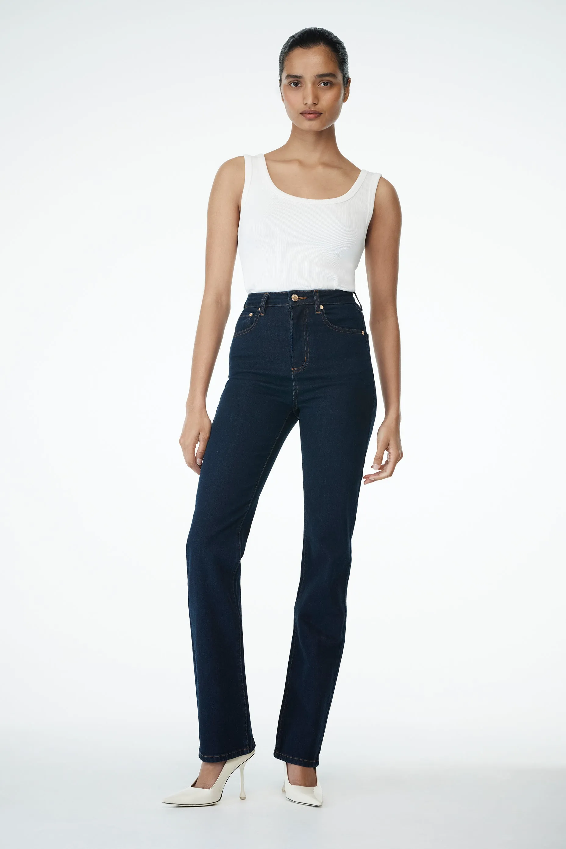 Janessa Skinny Denim Jeans- Indigo Blue sold by Meshki product image thumbnail 2