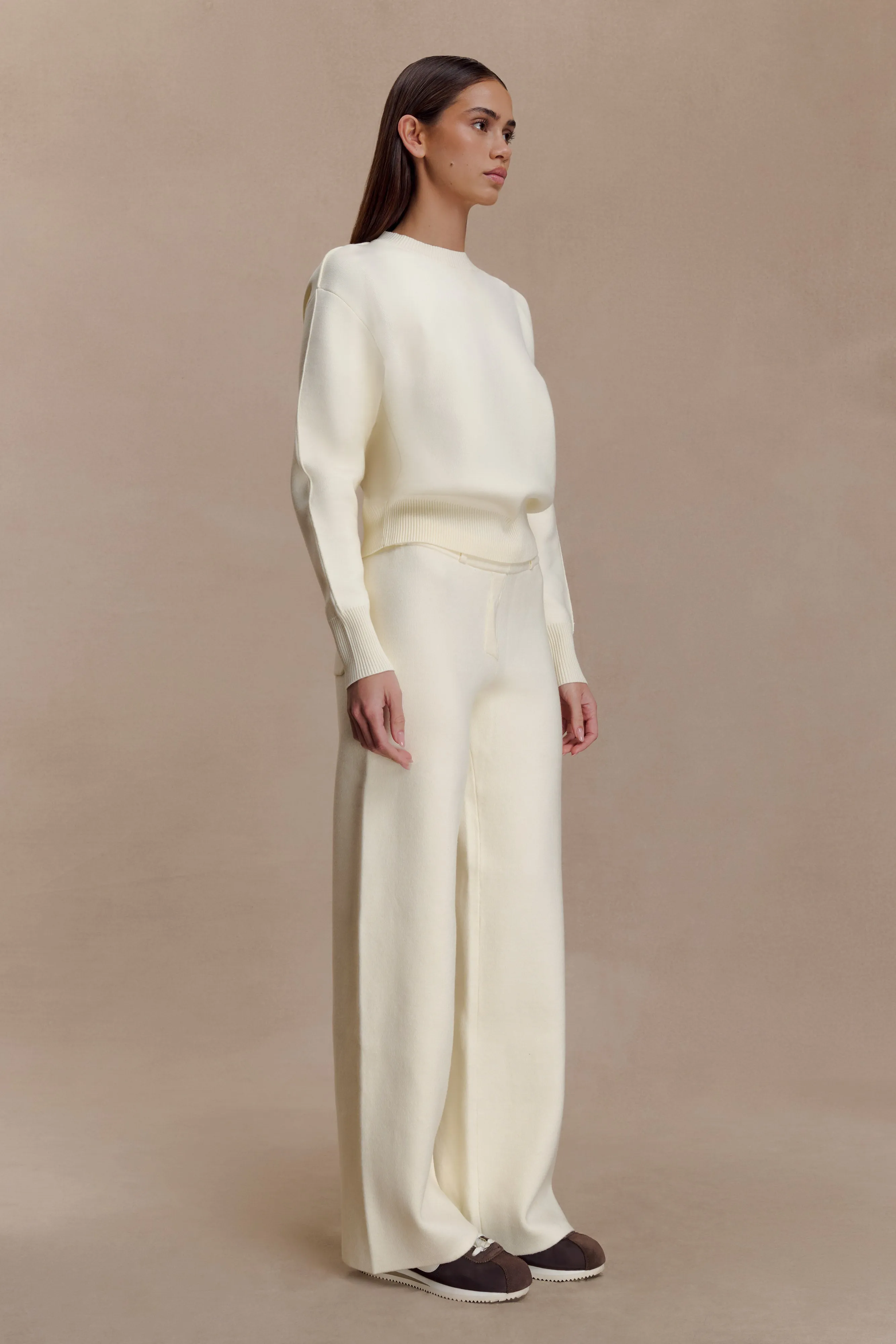 Braxton Cozy Knit Jumper - Ivory sold by Meshki product image thumbnail 4