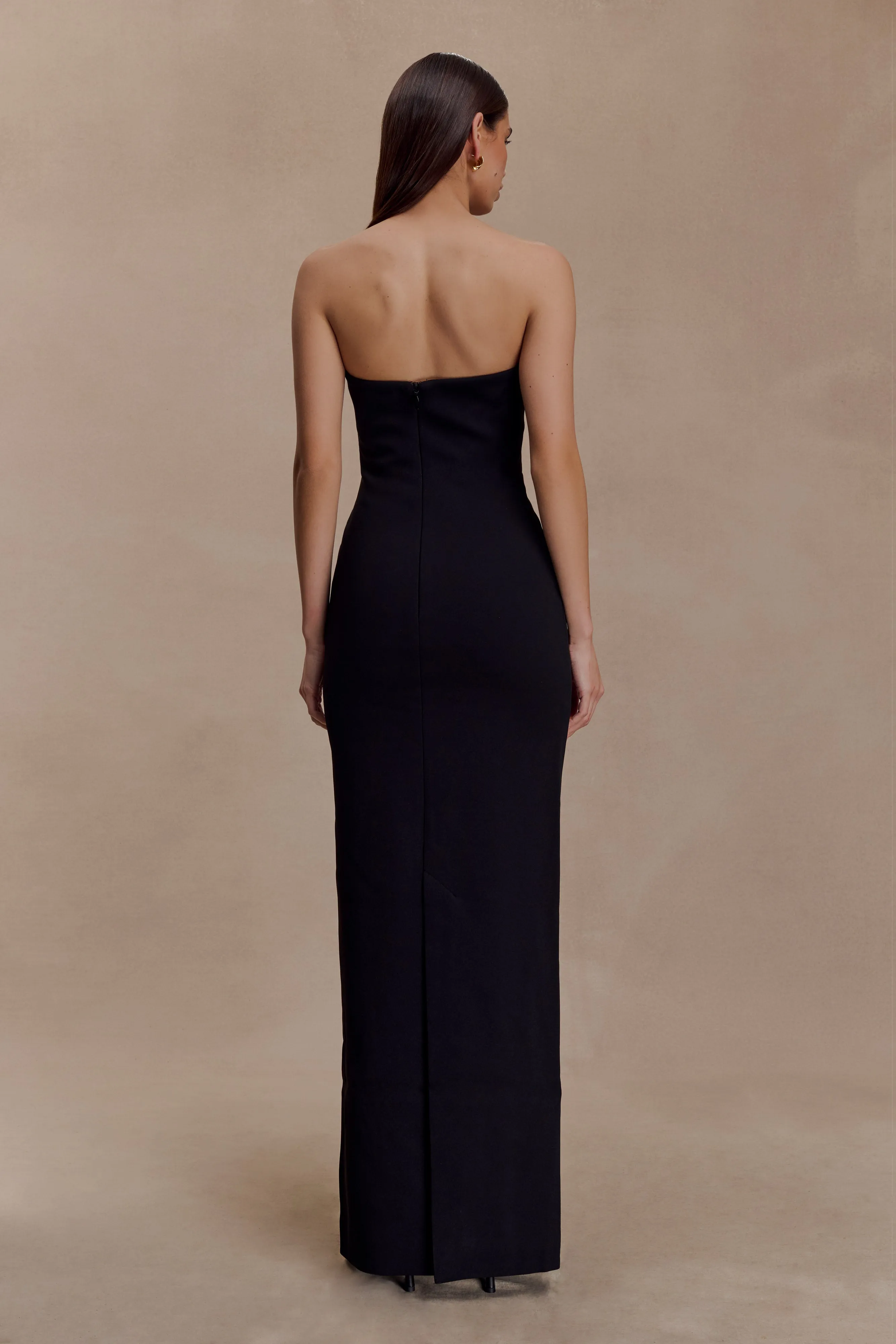 Lianne Strapless Maxi Dress - Black sold by Meshki product image thumbnail 2