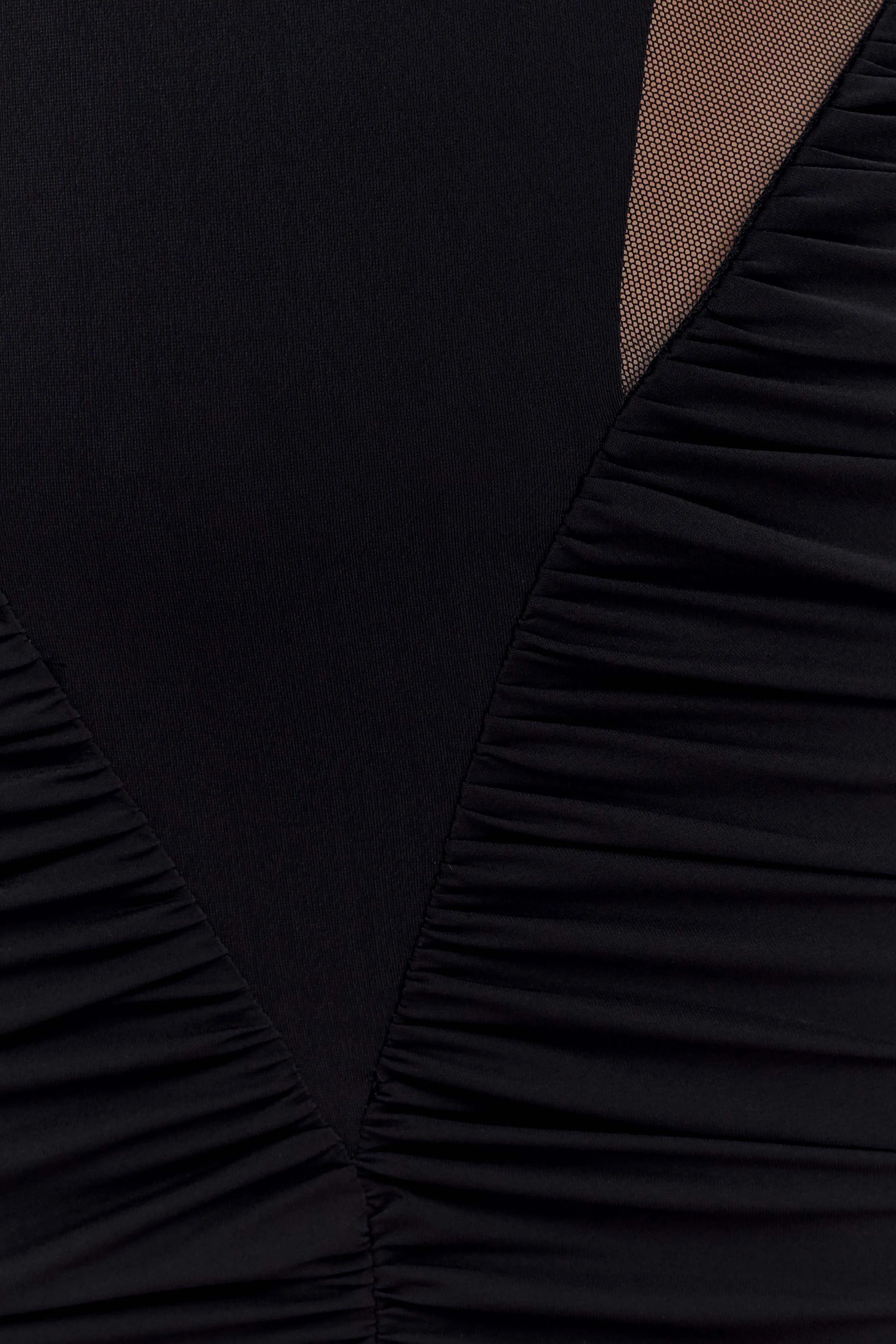 Louanne Slinky Long Sleeve Maxi Dress - Black sold by Meshki product image thumbnail 5