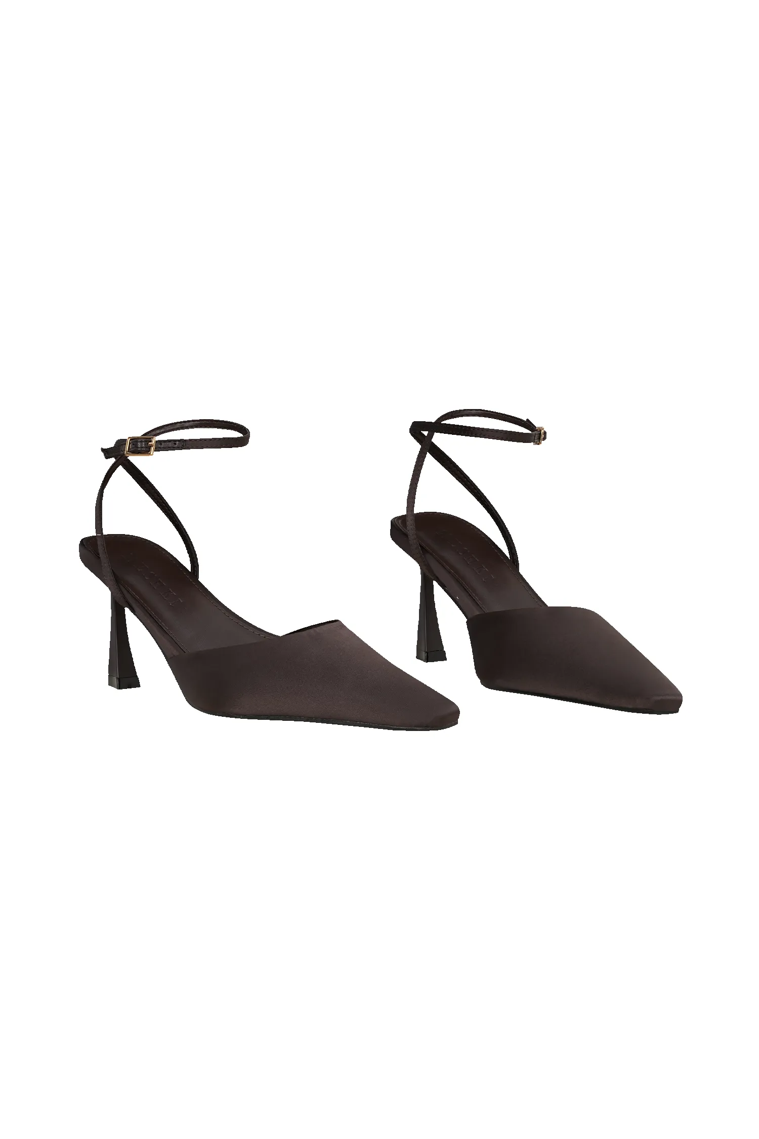 Marley Satin Pointed Heel - Chocolate sold by Meshki product image thumbnail 3