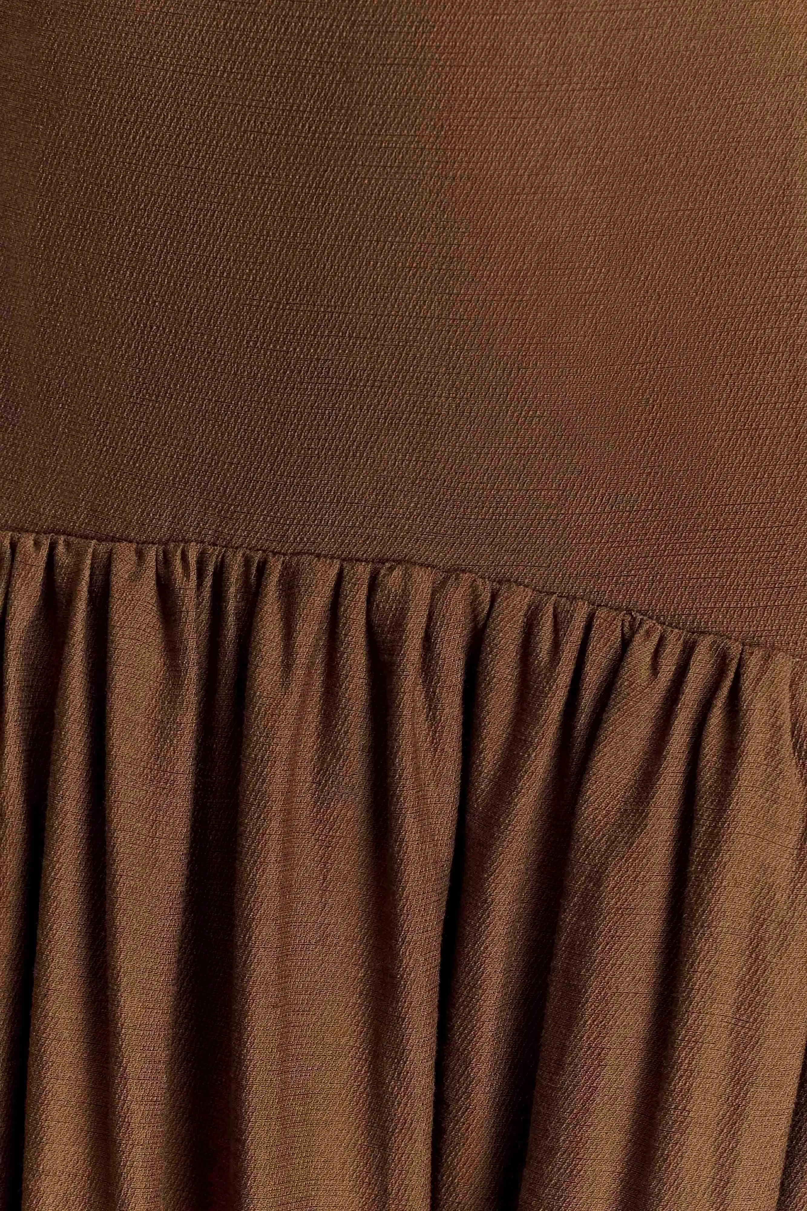 Darling Linen Maxi Dress - Chocolate sold by Meshki product image thumbnail 4