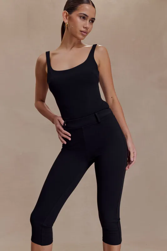 Blanca Stretch Crepe Cami Top - Black sold by Meshki