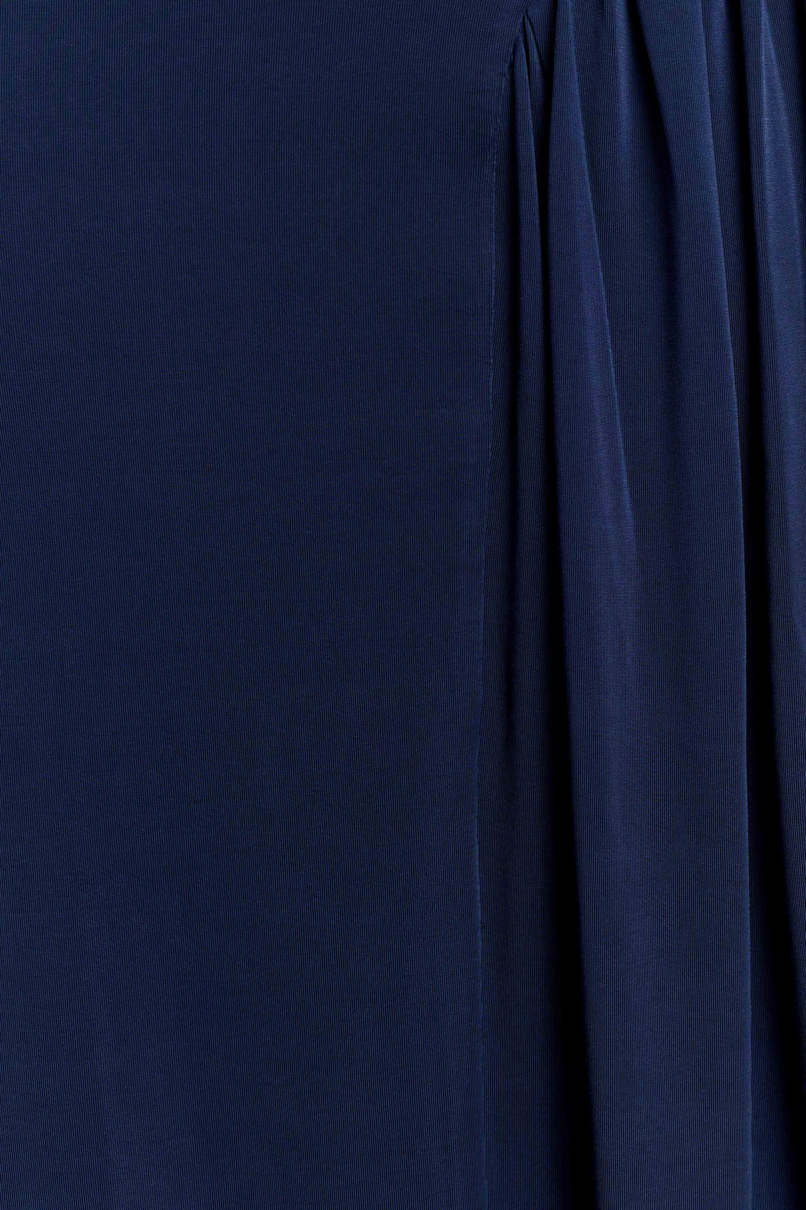 Vivica Slinky Gathered Maxi Skirt - Midnight Navy sold by Meshki product image thumbnail 5