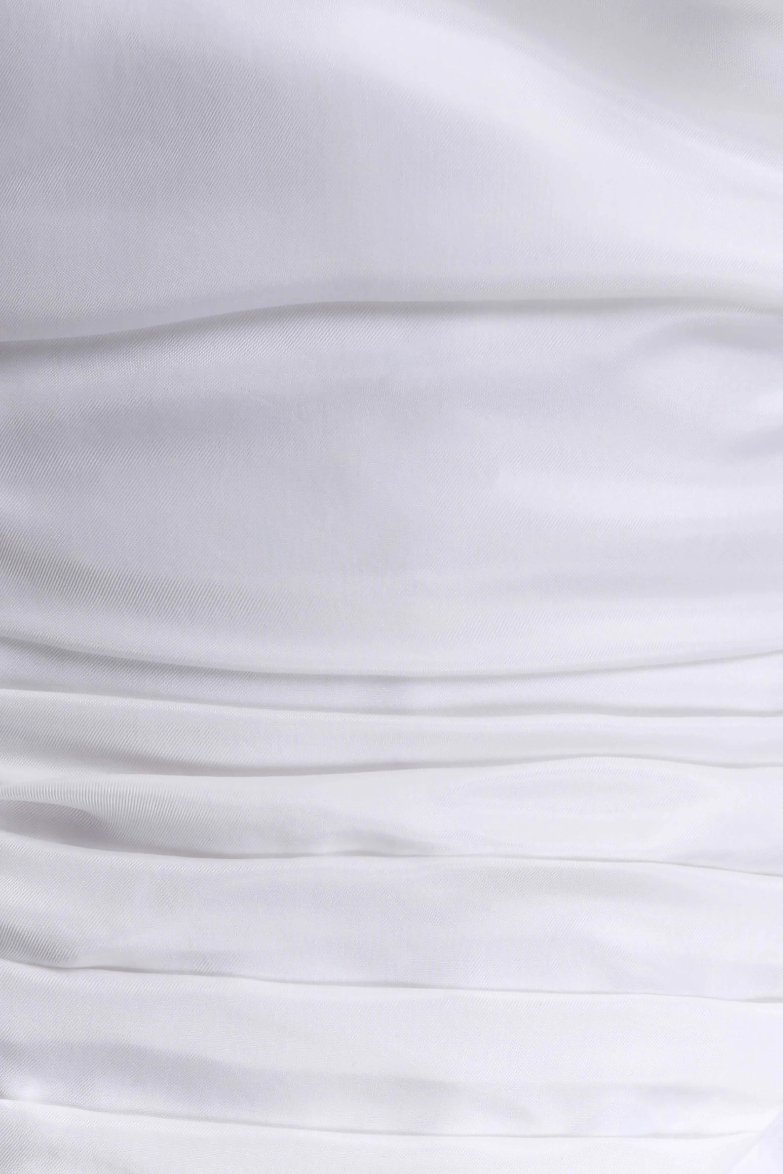 Daniela Ruched Halter Midi Dress - White sold by Meshki product image thumbnail 5