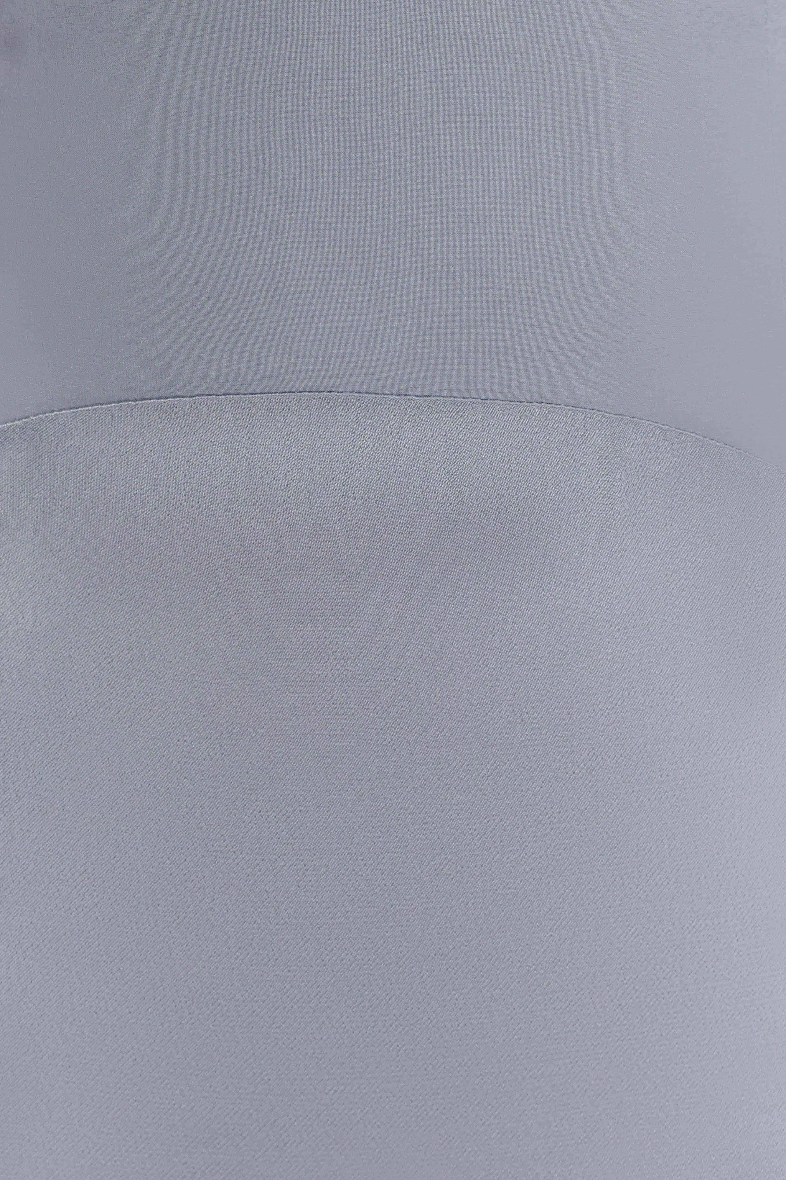 Maura Taffeta And Satin Maxi Dress - Cornflower Blue sold by Meshki product image thumbnail 4