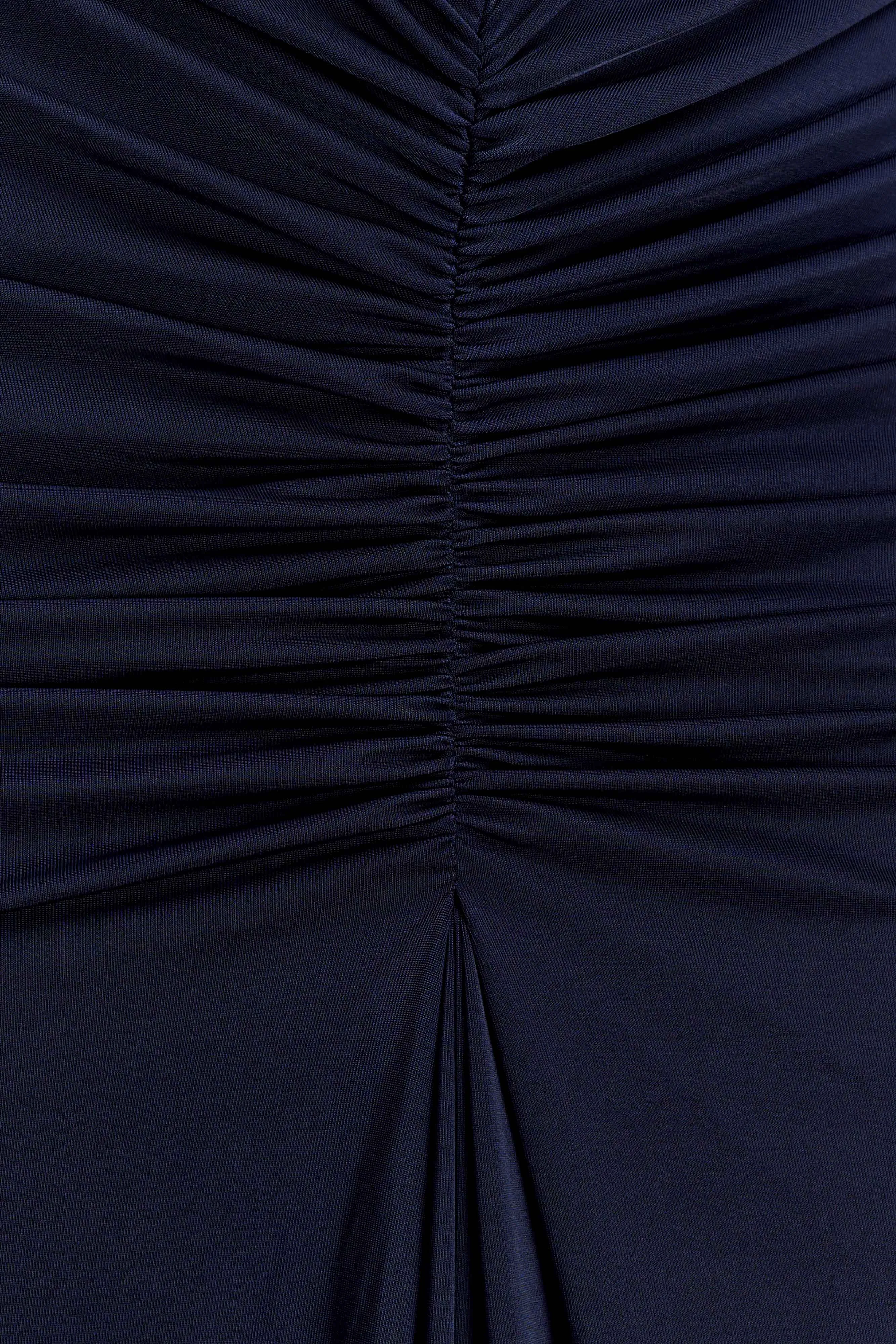 Roisin Slinky Maxi Dress - Navy sold by Meshki product image thumbnail 4