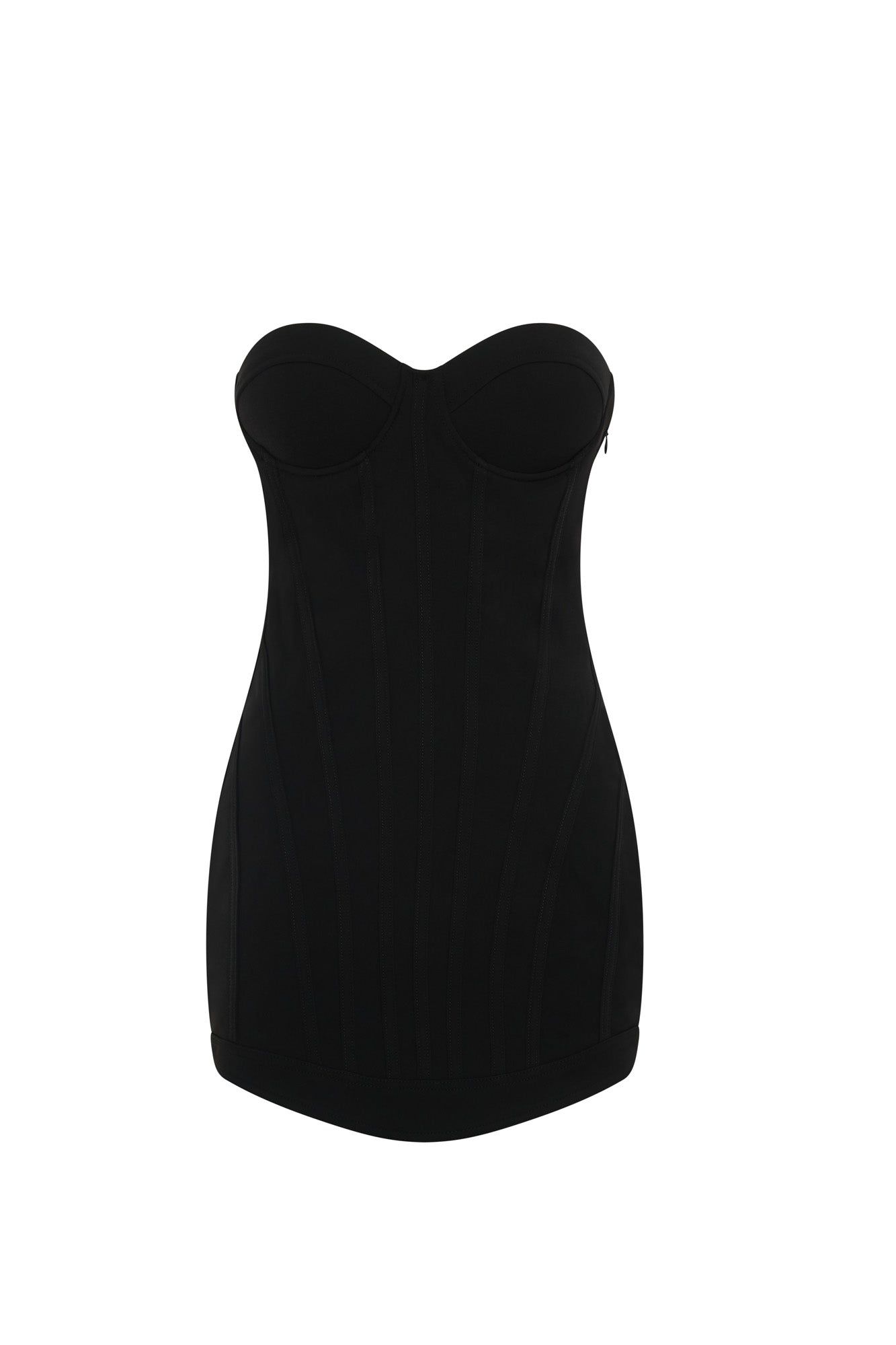 Kristina Corset Strapless Dress - Black sold by Meshki product image thumbnail 8