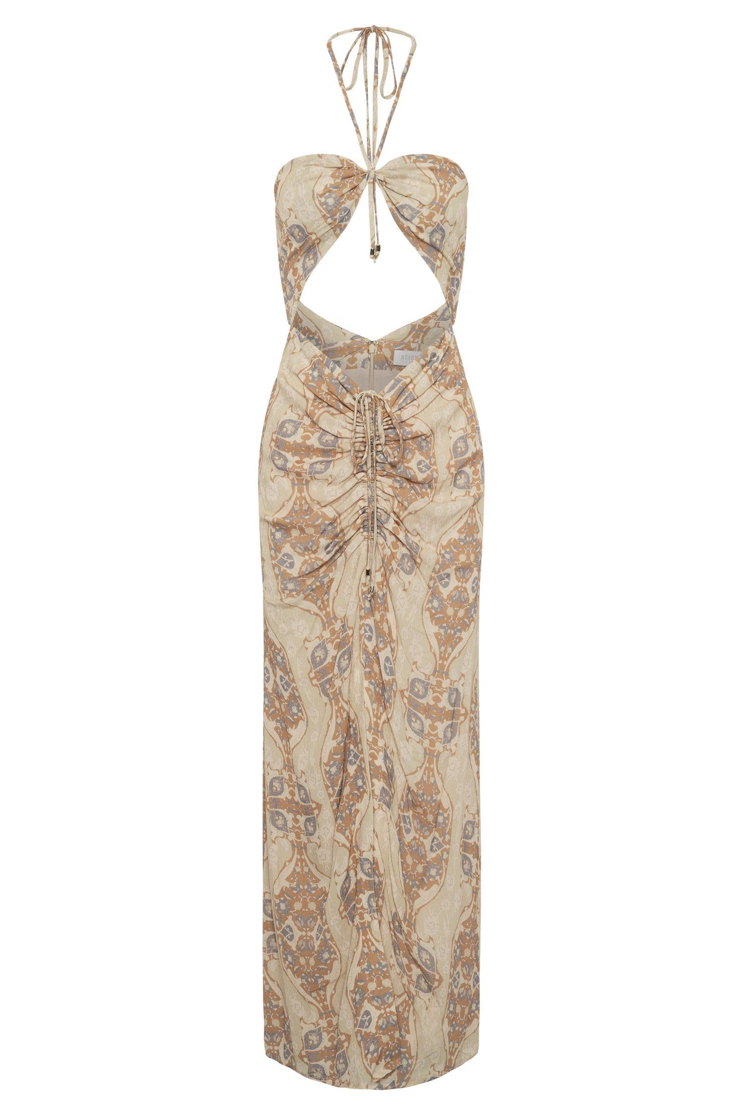 Arisa Halter Midi Dress - Persian Print sold by Meshki product image thumbnail 10