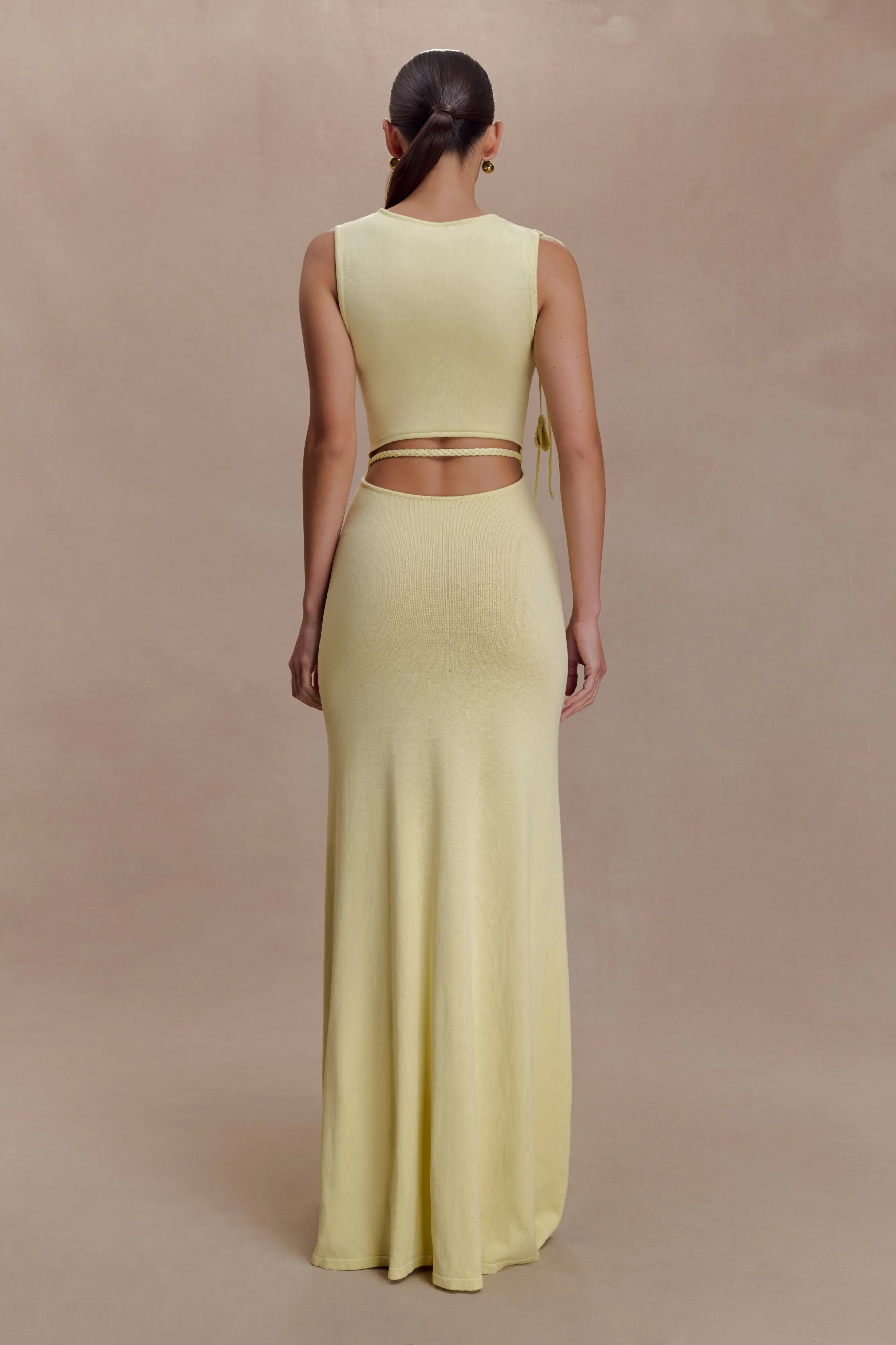 Monay Tulip Maxi Dress - Lemon sold by Meshki product image thumbnail 2