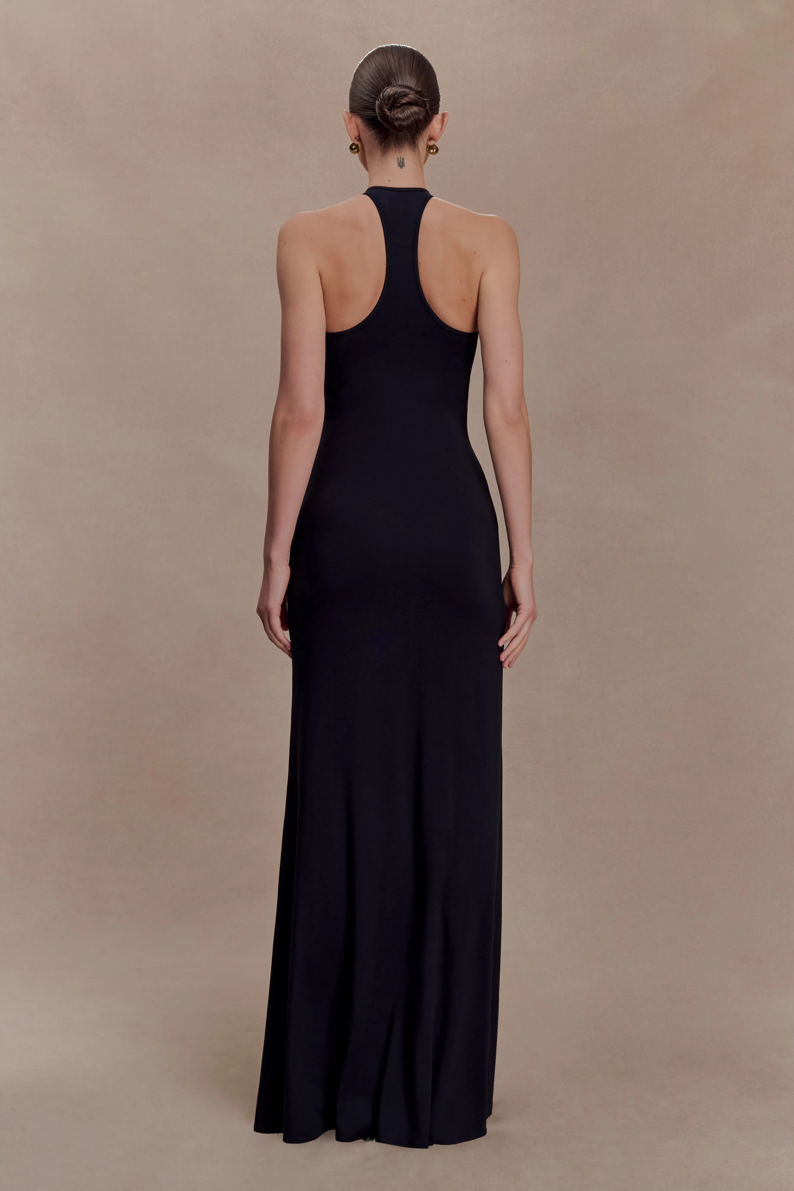 Ramona Modal Maxi Dress With Hardware - Black sold by Meshki product image thumbnail 2