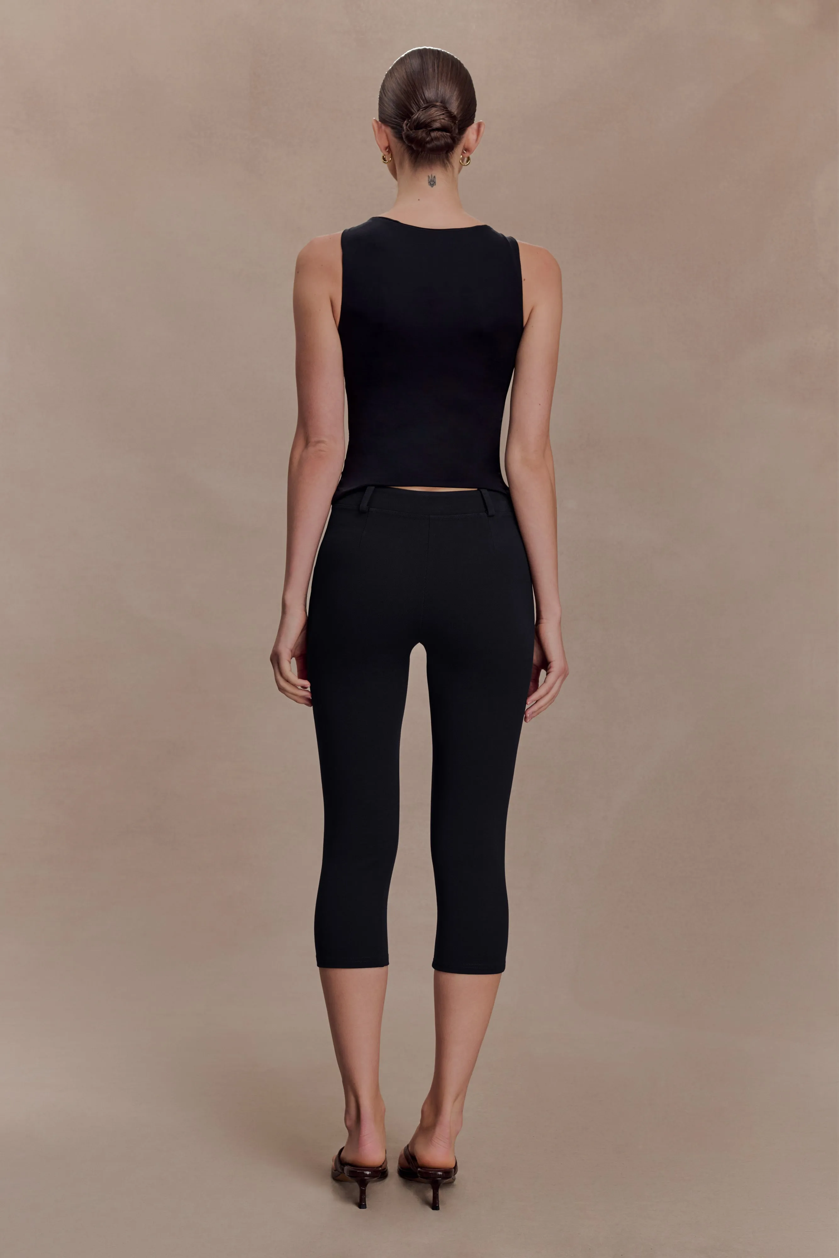 Millie Twist Sleeveless Top - Black sold by Meshki product image thumbnail 5