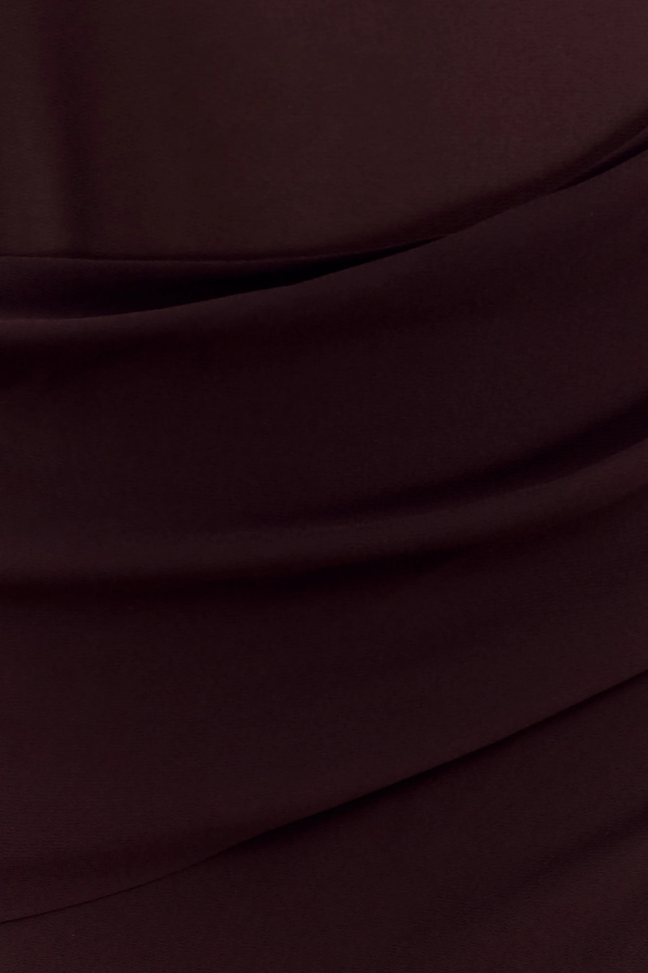 Kirsten Off Shoulder Chiffon Maxi Dress - Cacao Brown sold by Meshki product image thumbnail 4