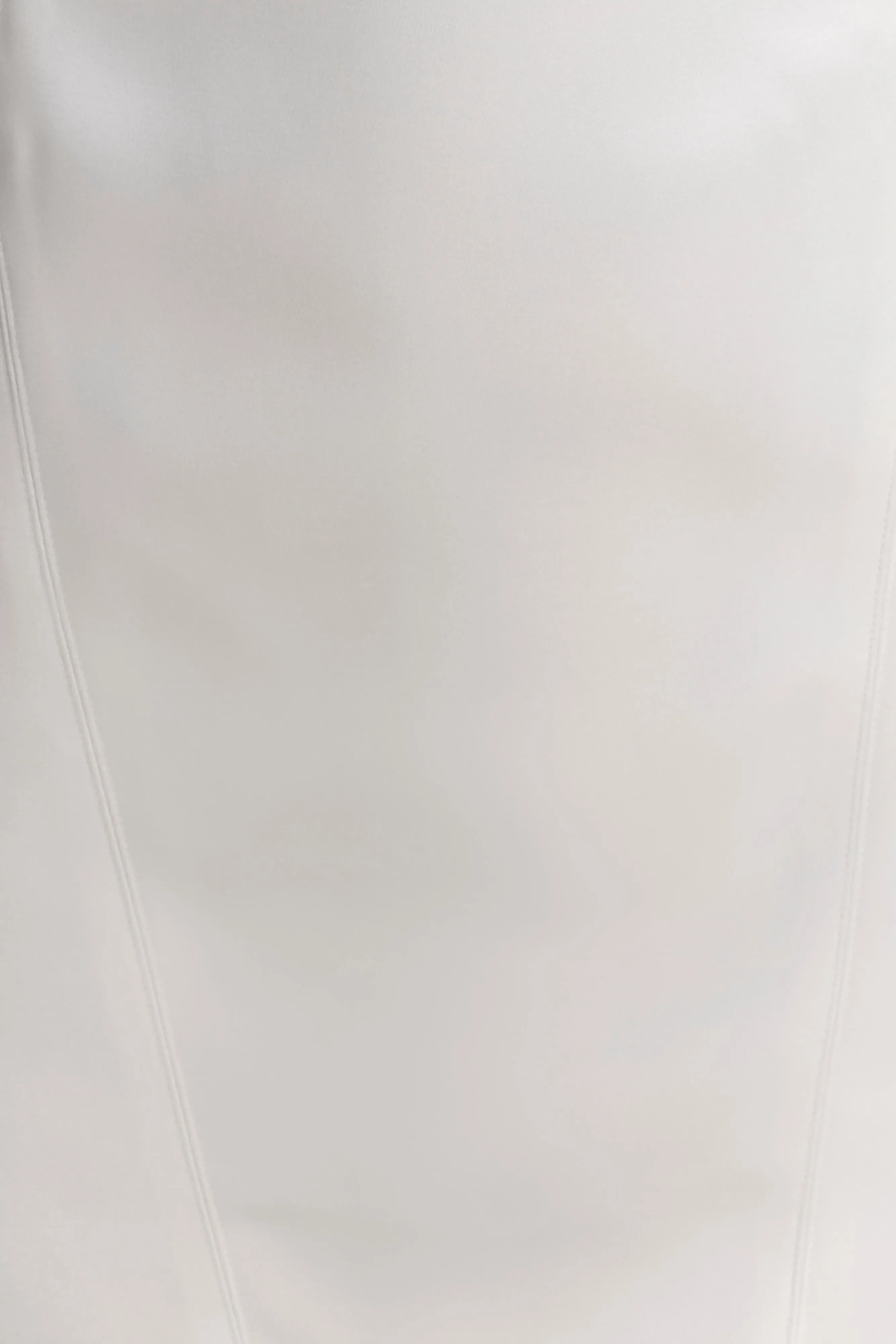 Beth Satin Mini Dress - White sold by Meshki product image thumbnail 5