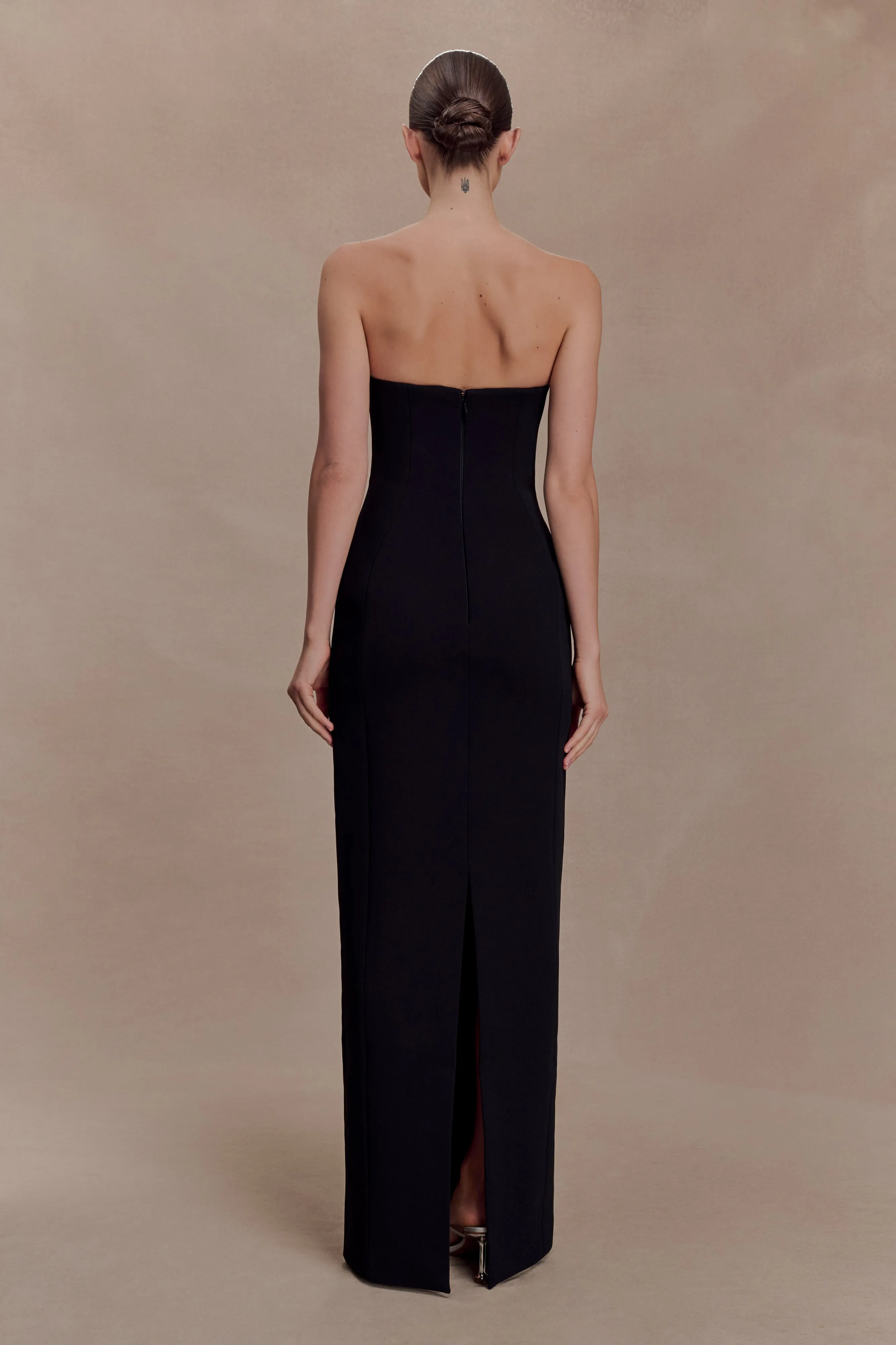 Hilda Embellished Strapless Maxi Dress - Black sold by Meshki product image thumbnail 2