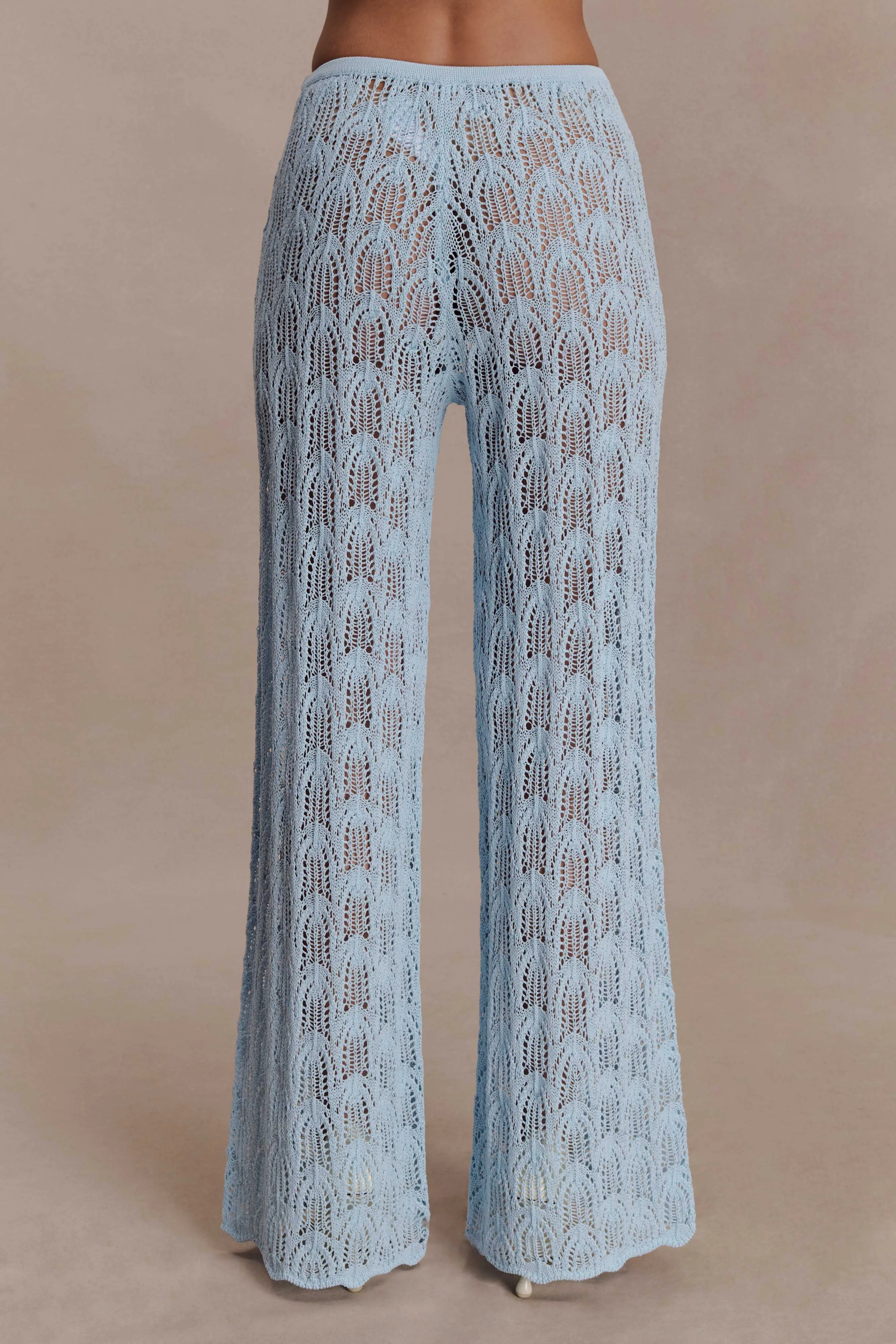 Glinda Crochet Pants - Light Blue sold by Meshki product image thumbnail 5