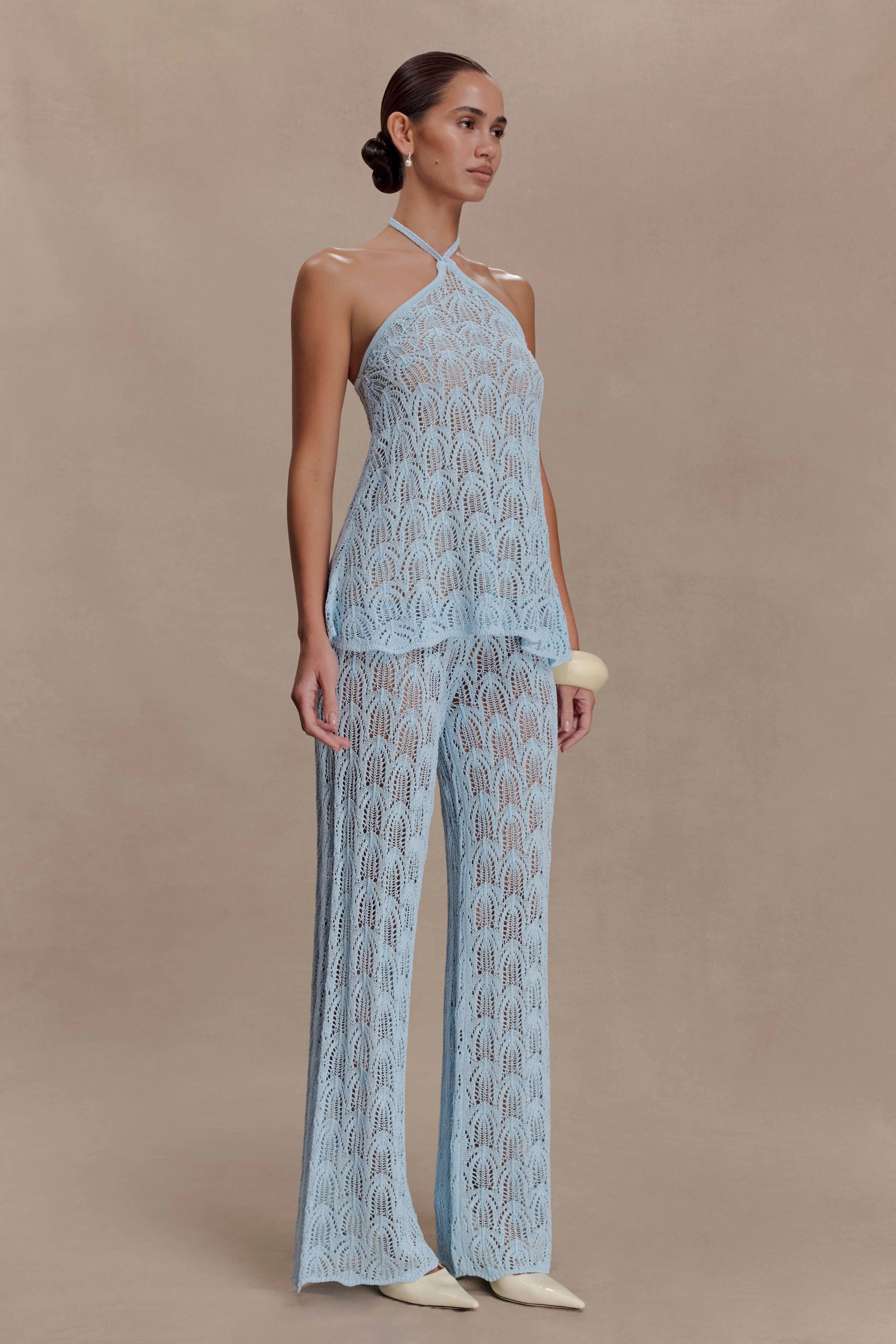 Glinda Crochet Pants - Light Blue sold by Meshki product image thumbnail 3