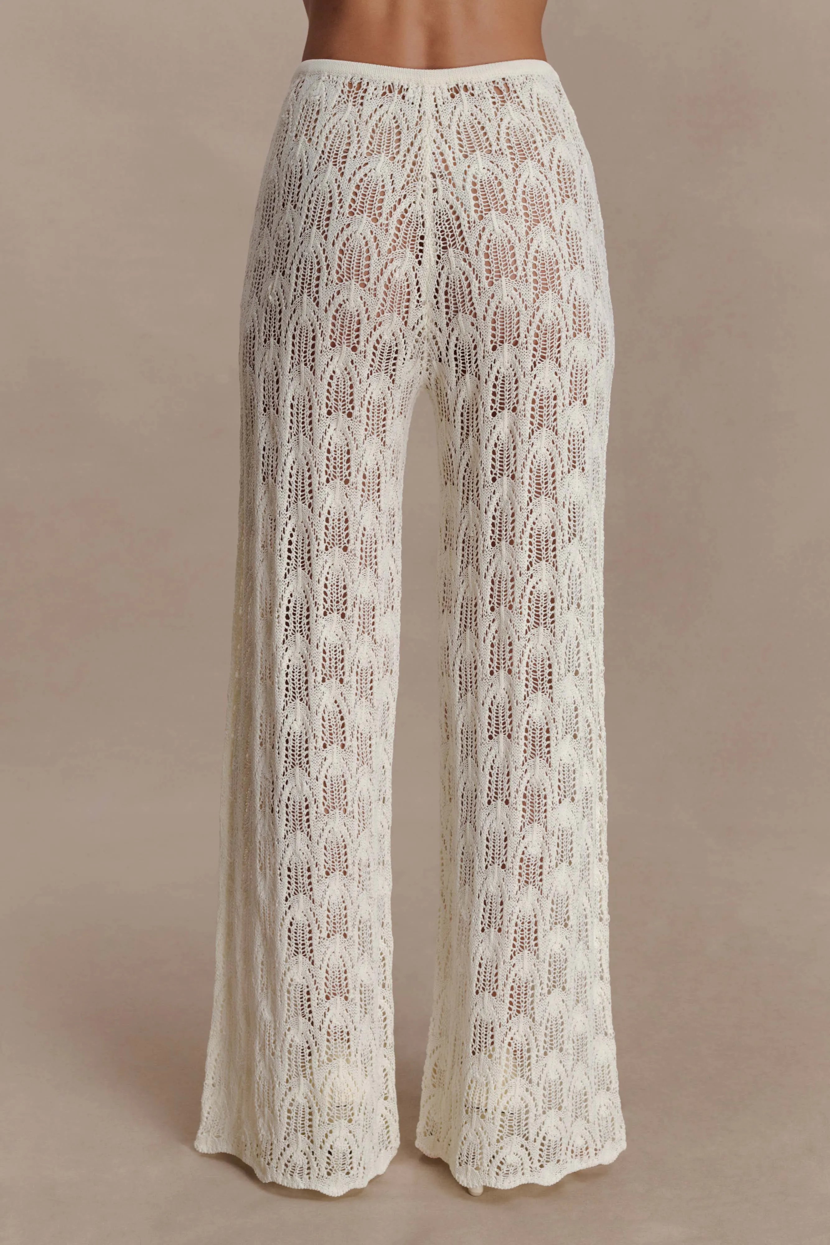 Glinda Crochet Pants - Ivory sold by Meshki product image thumbnail 5
