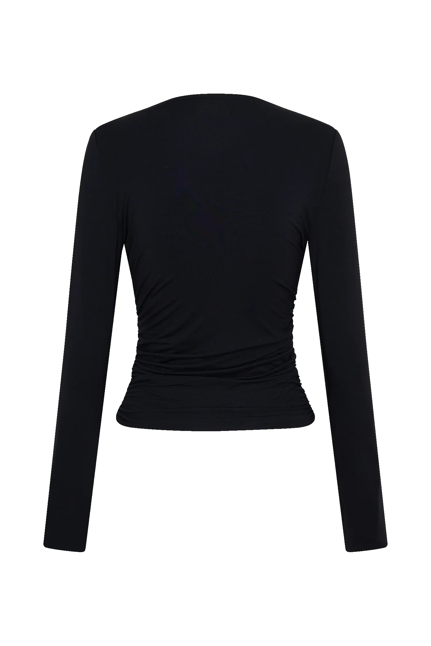 Sari Long Sleeve Modal Top - Black sold by Meshki product image thumbnail 3