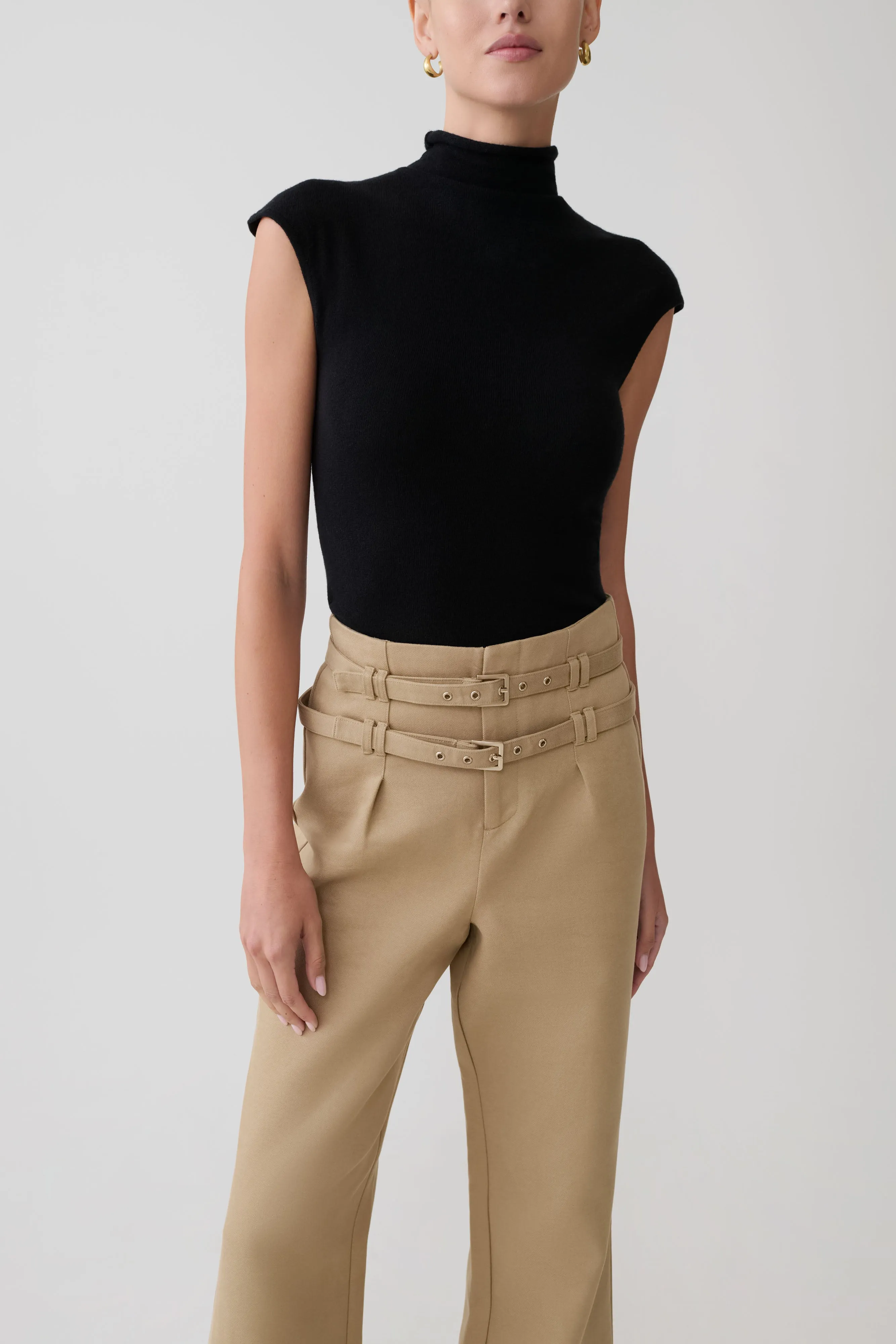 Sonny Short Sleeve Knit Top - Black sold by Meshki product image thumbnail 3