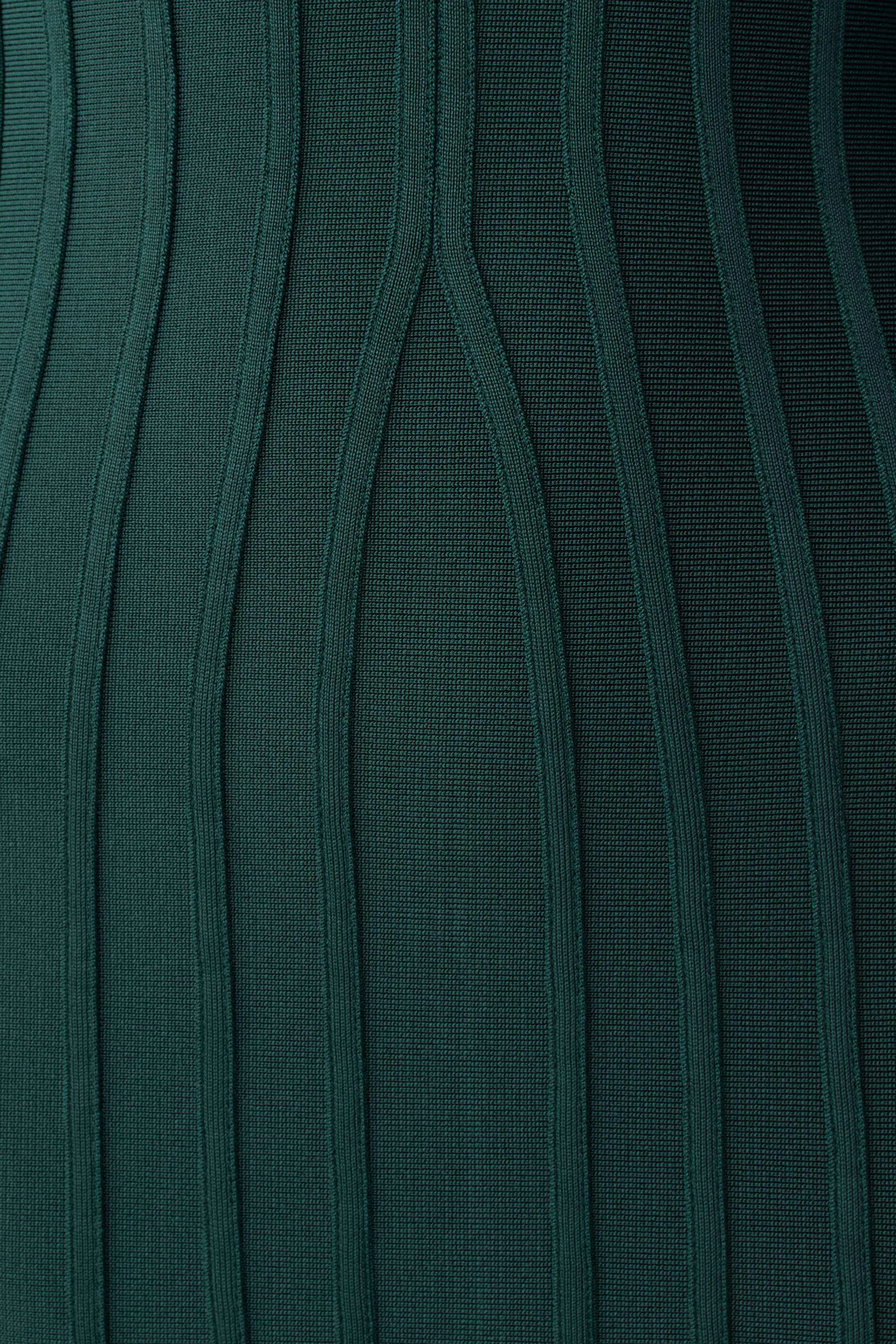 Gia Bandage Knit Midi Dress - Teal sold by Meshki product image thumbnail 5